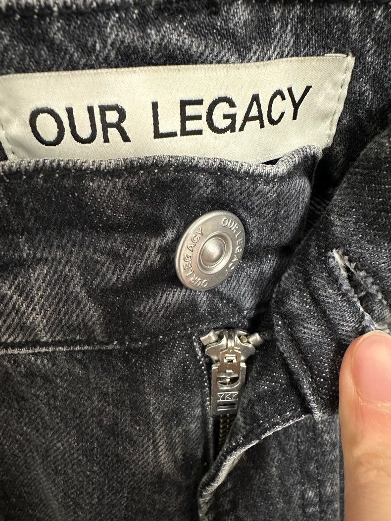 Our Legacy our legacy size 31 22ss Third Cut Butterfly Stitched Jeans Size US 31 - 4 Thumbnail
