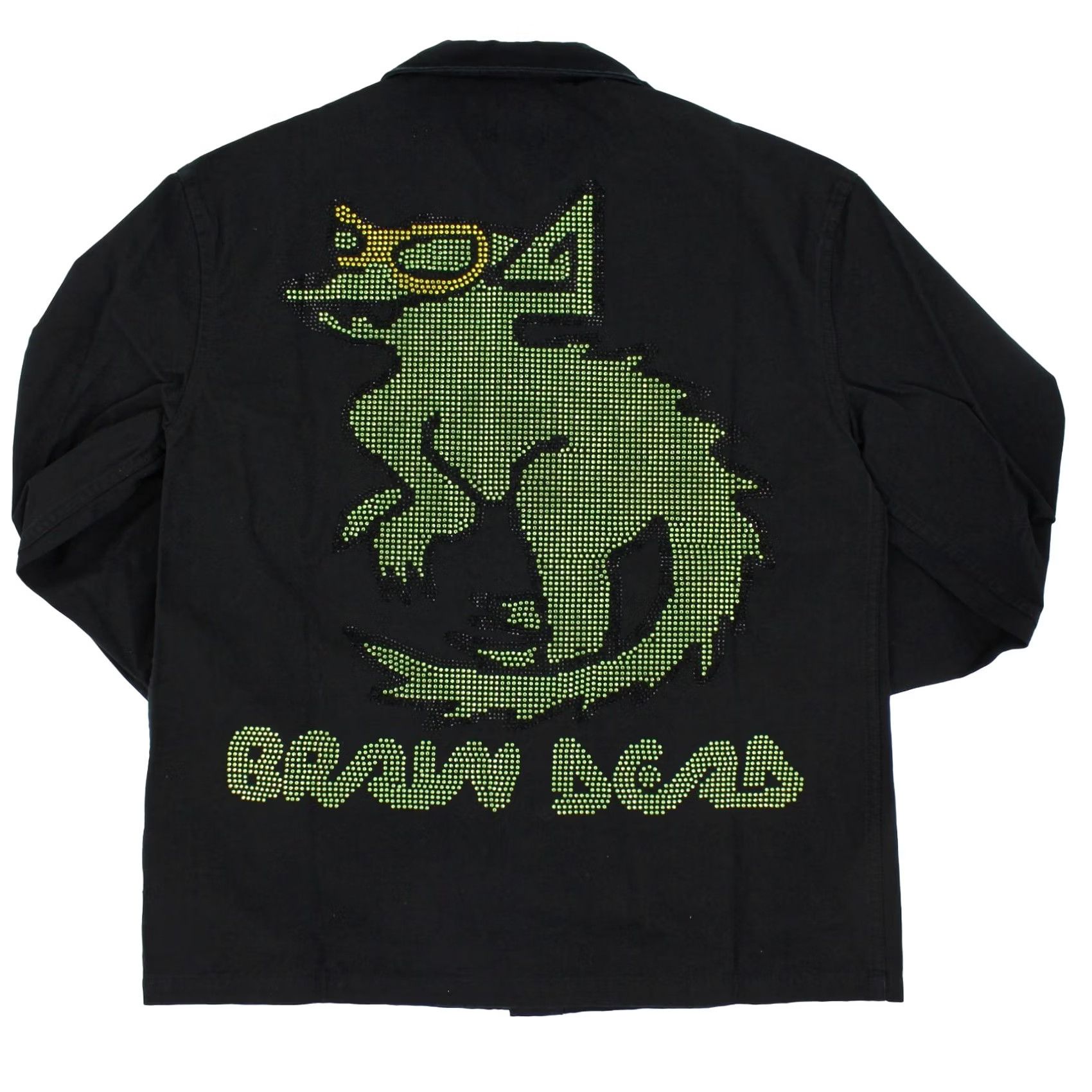 Brain Dead Brain Dead Squirrel Rhinestone Coat / Button-Up Shirt Jacket Unisex Slim Black N/A XS? Size S / US 4 / IT 40 - 2 Thumbnail