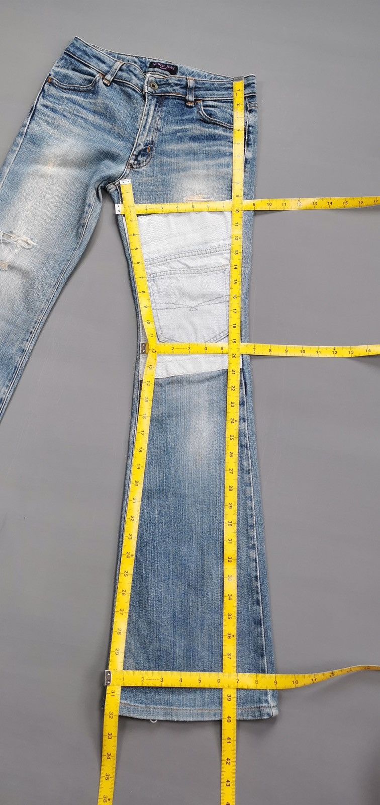 Tornado Mart Flare Nudist Jeans Brappers Customade Size 26" / US 2 / IT 38 - 10 Thumbnail