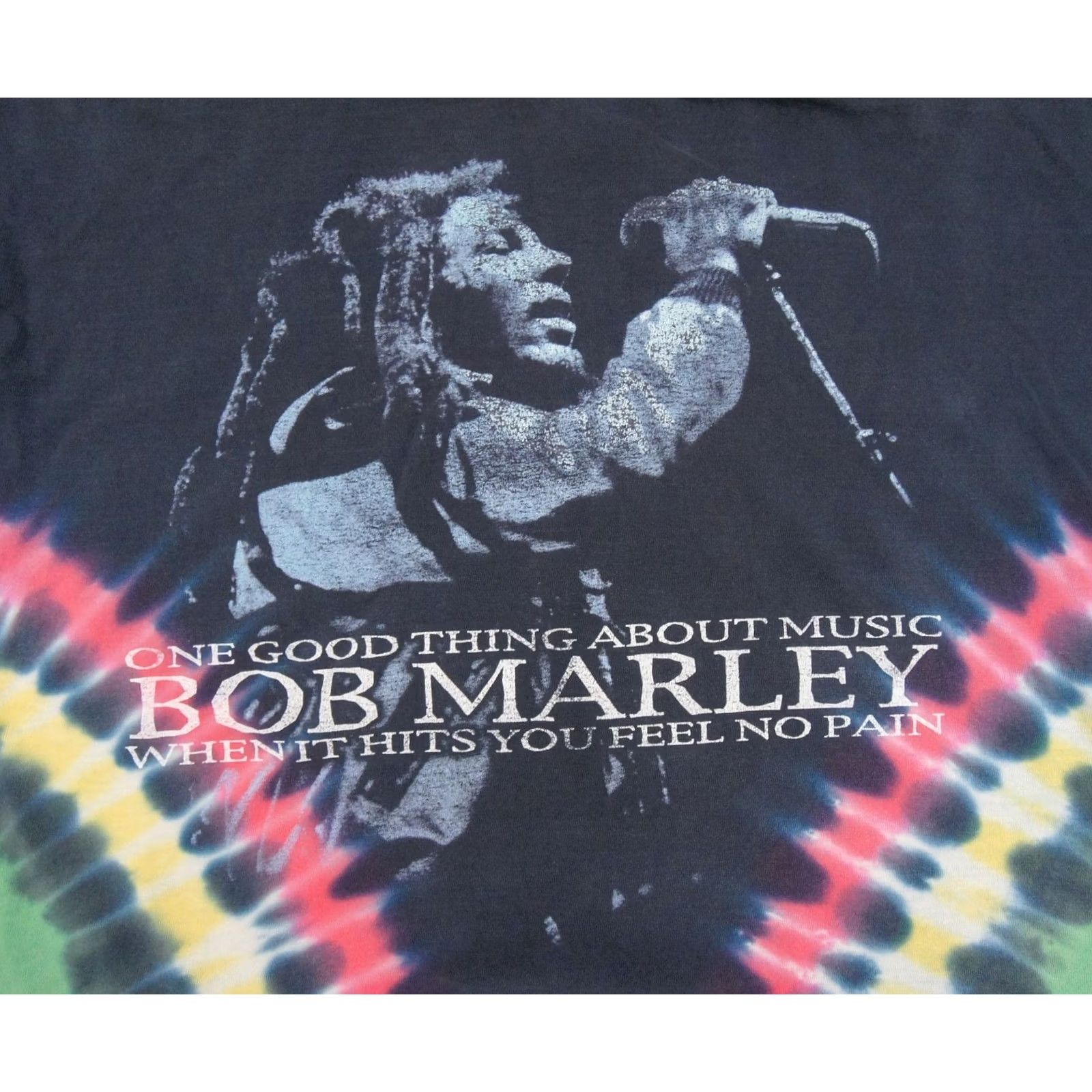 Vintage Vintage Bob Marley Shirt Zion Reggae Music Tee Rasta Single Stitch Mens XLarge Size US XL / EU 56 / 4 - 7 Thumbnail