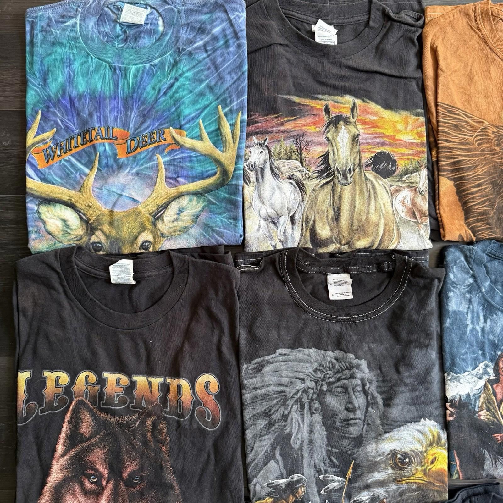 Vintage Vintage Nature Animal T-Shirt Lot 12 The Mountain Wildlife Size US M / EU 48-50 / 2 - 5 Thumbnail