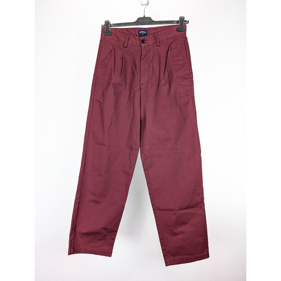 o1rshd1 Twill Double Pleat Pant in Wine