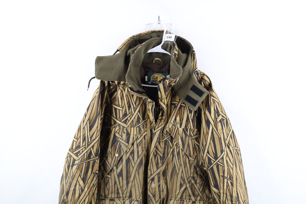 Vintage Vintage 90s Cabelas Cattail Camouflage Hooded Jacket | Grailed