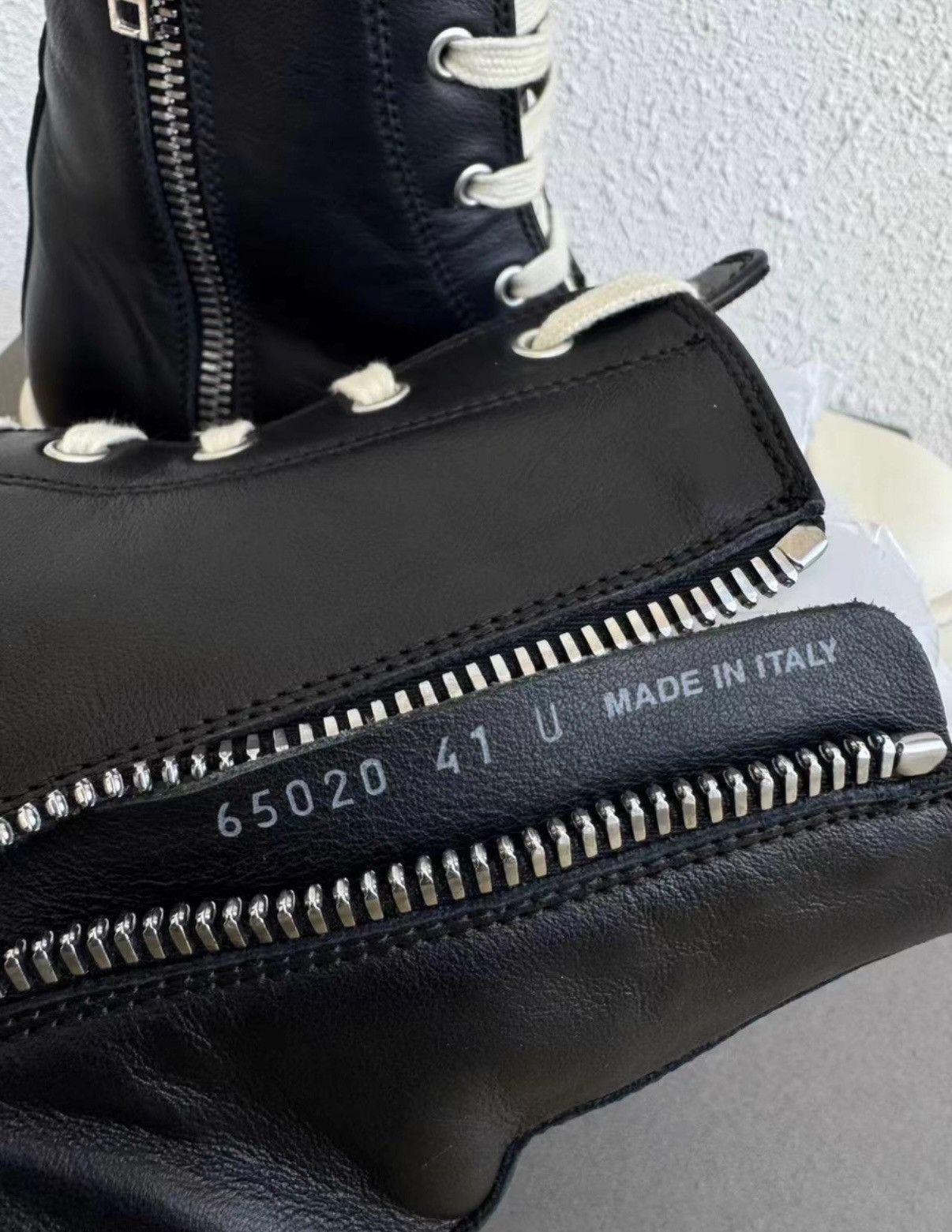 Rick Owens Rick Owens Mainline 24SS Leather High-Top Turbo Cyclops Size US 8 / EU 41 - 6 Thumbnail