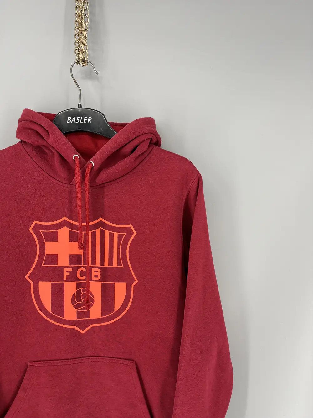Nike × Vintage Vintage Nike FCB Barcelona Big Logo Y2k Hoodie Size US M / EU 48-50 / 2 - 4 Thumbnail