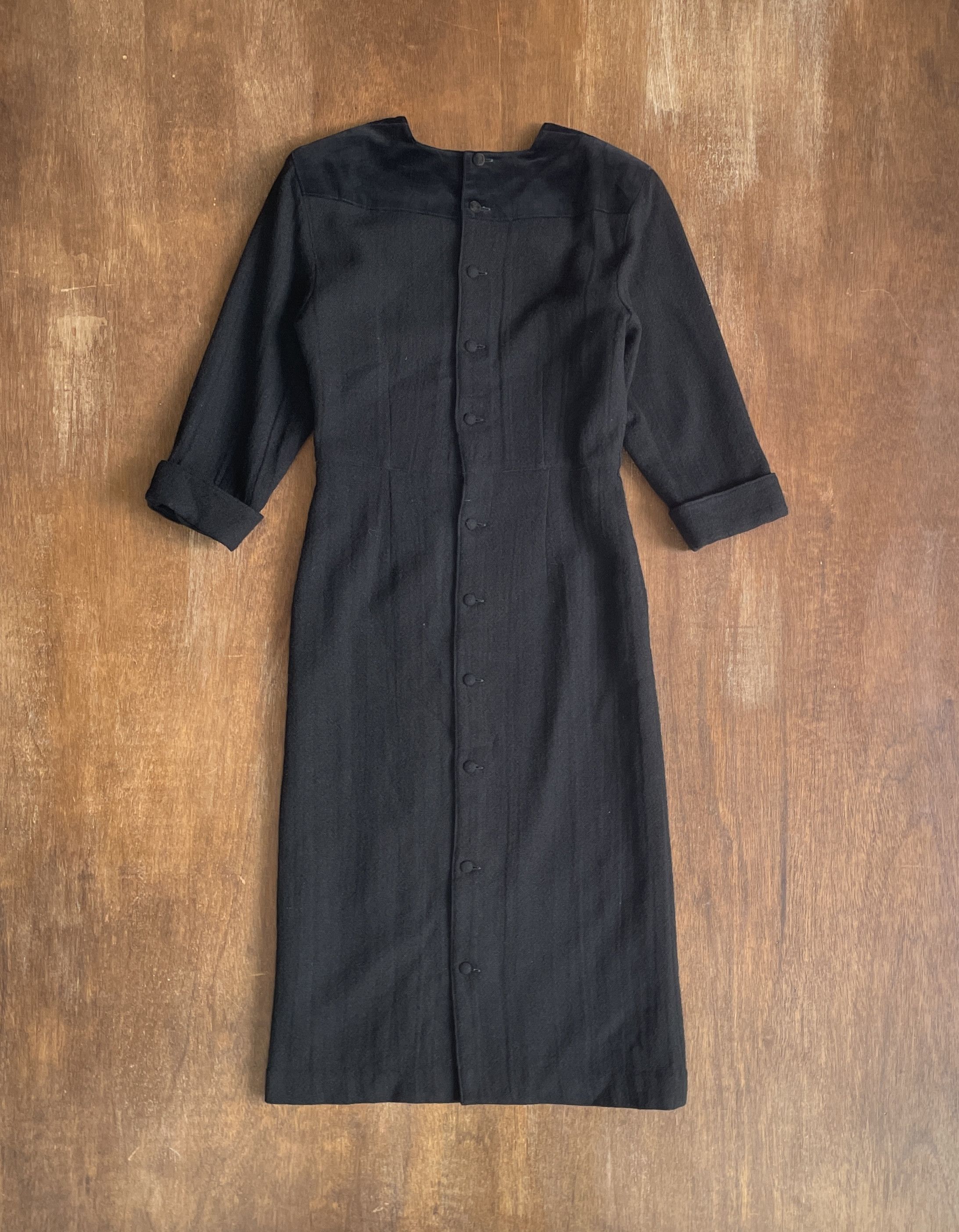 Comme des Garcons COMME des GARCONS Mainline Vintage 80-90's Black Dress Size S / US 4 / IT 40 - 1 Thumbnail
