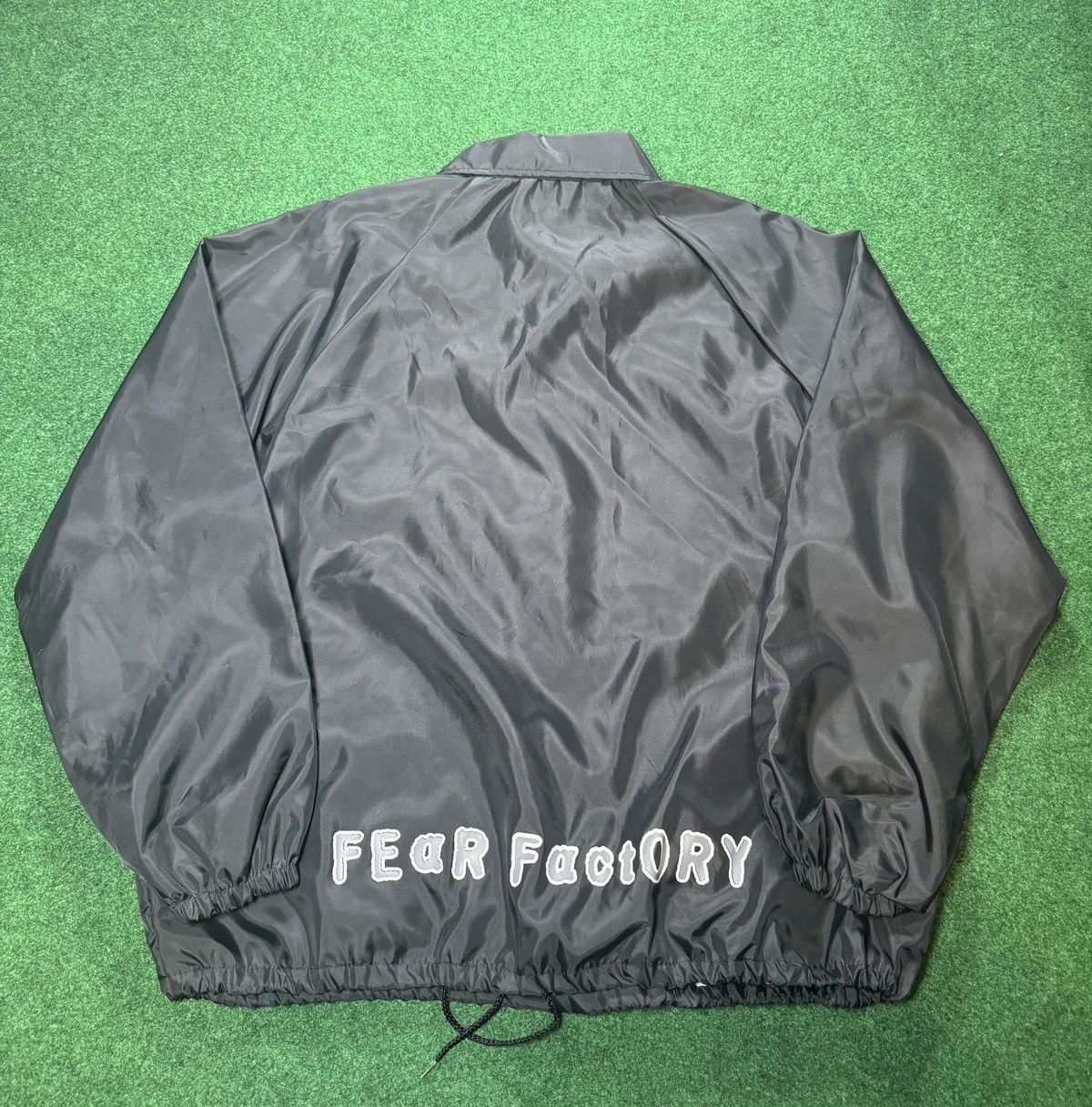 Band Tees × Vintage Vintage 90s Fear Factory Metal Band RARE Windbreaker Jacket Size US XL / EU 56 / 4 - 4 Thumbnail