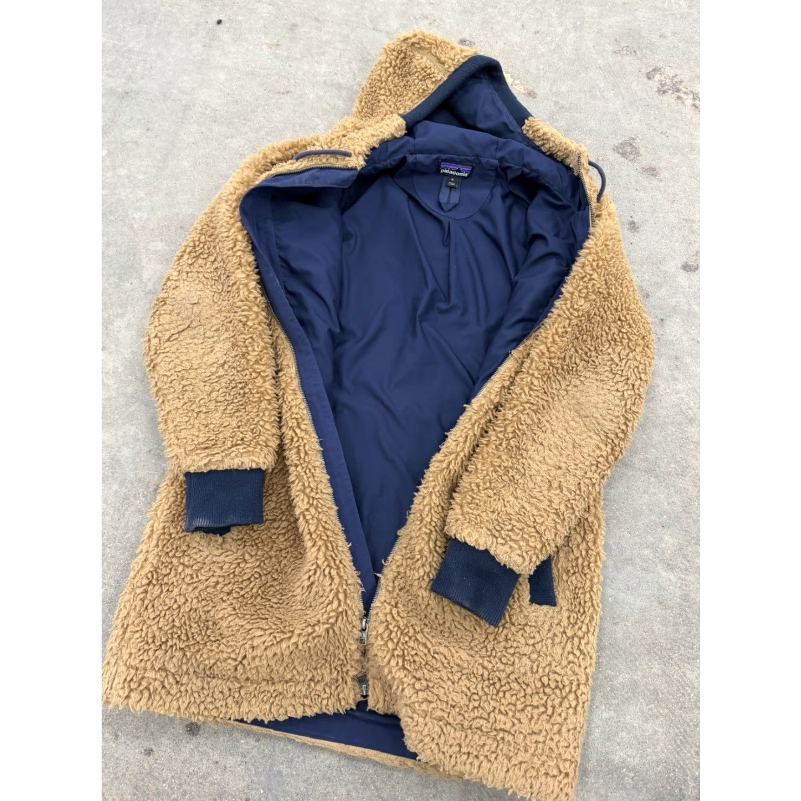 Patagonia Patagonia Dusty Mesa Parka Boa Fleece Jacket Brown Women M Blouson, Used, 25115FA19, Polyester Fishnet? Size M / US 6-8 / IT 42-44 - 6 Thumbnail