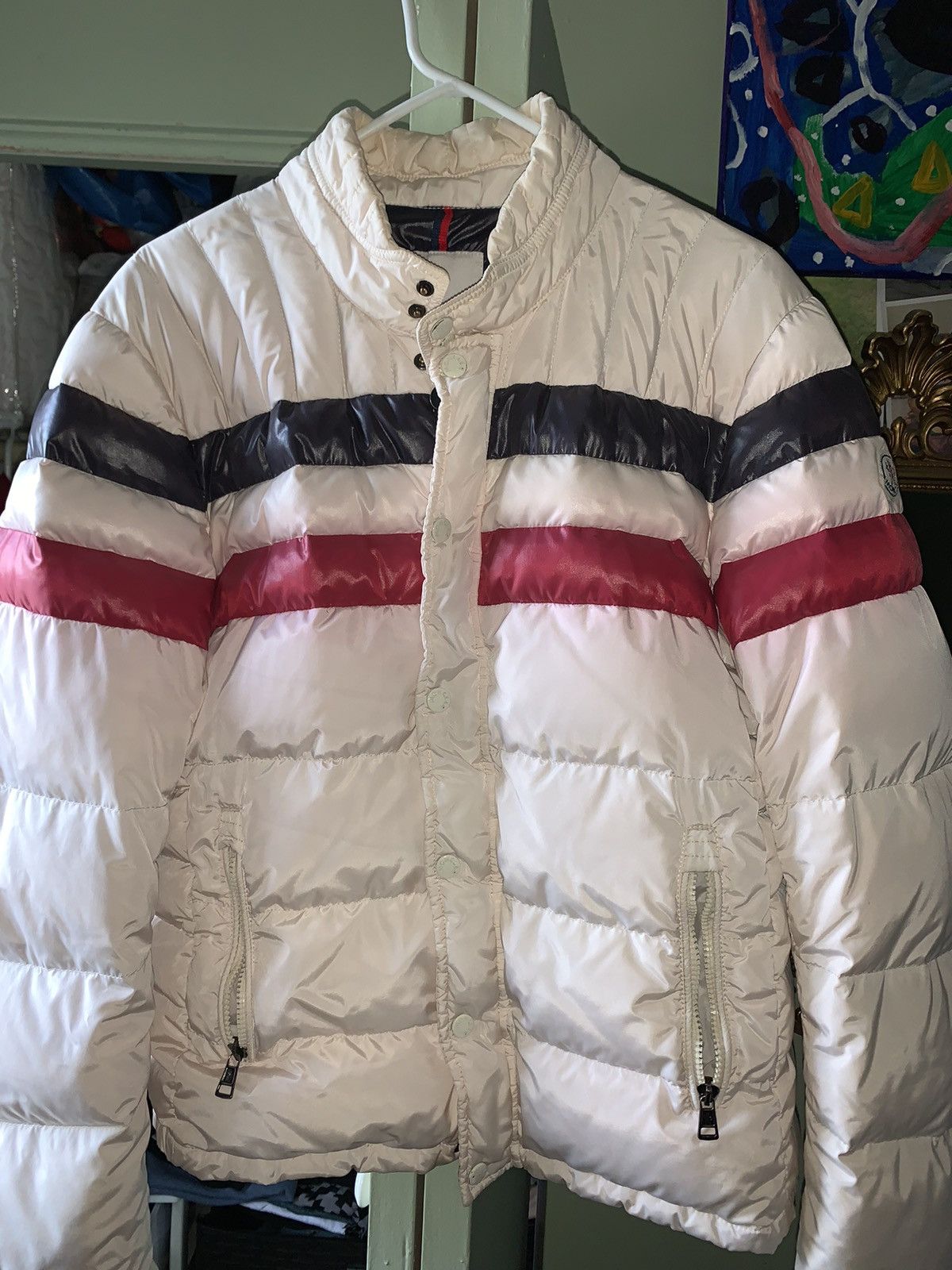 Moncler Moncler Menuire Striped Technical Jacket Size US L / EU 52-54 / 3 - 2 Thumbnail