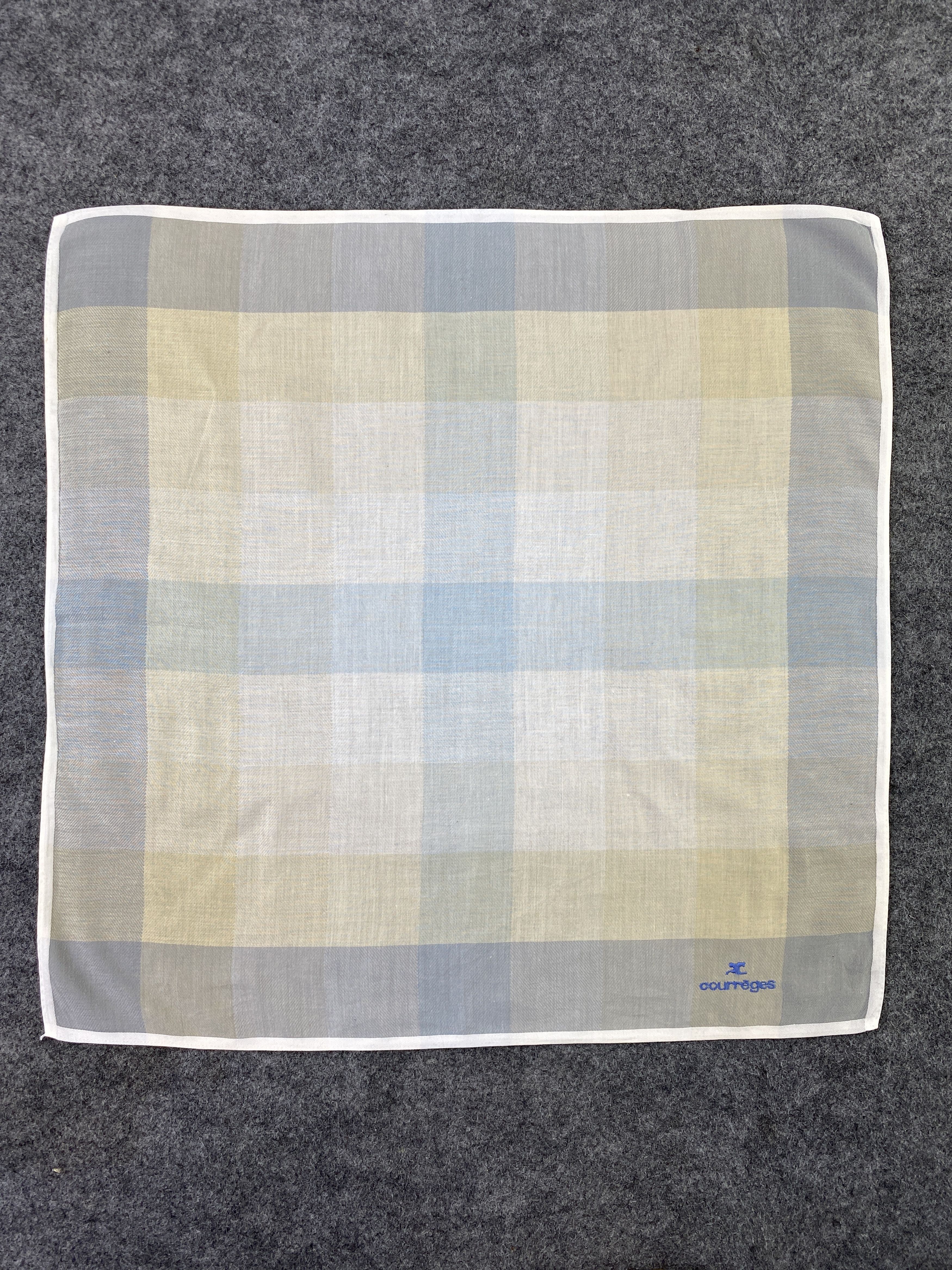 Courreges Courreges Handkerchief Neckerchief Bandana-B129 Size ONE SIZE - 3 Thumbnail