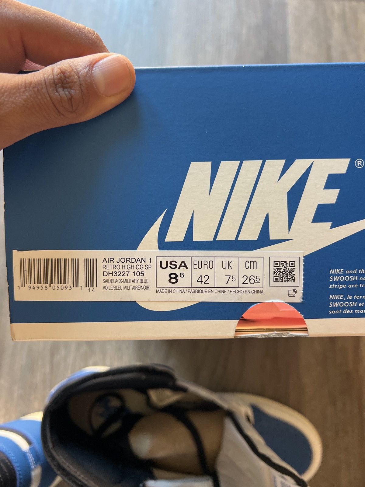 Jordan Brand Jordan 1 High Travis Scott x Fragment SP Size US 8.5 / EU 41-42 - 7 Thumbnail