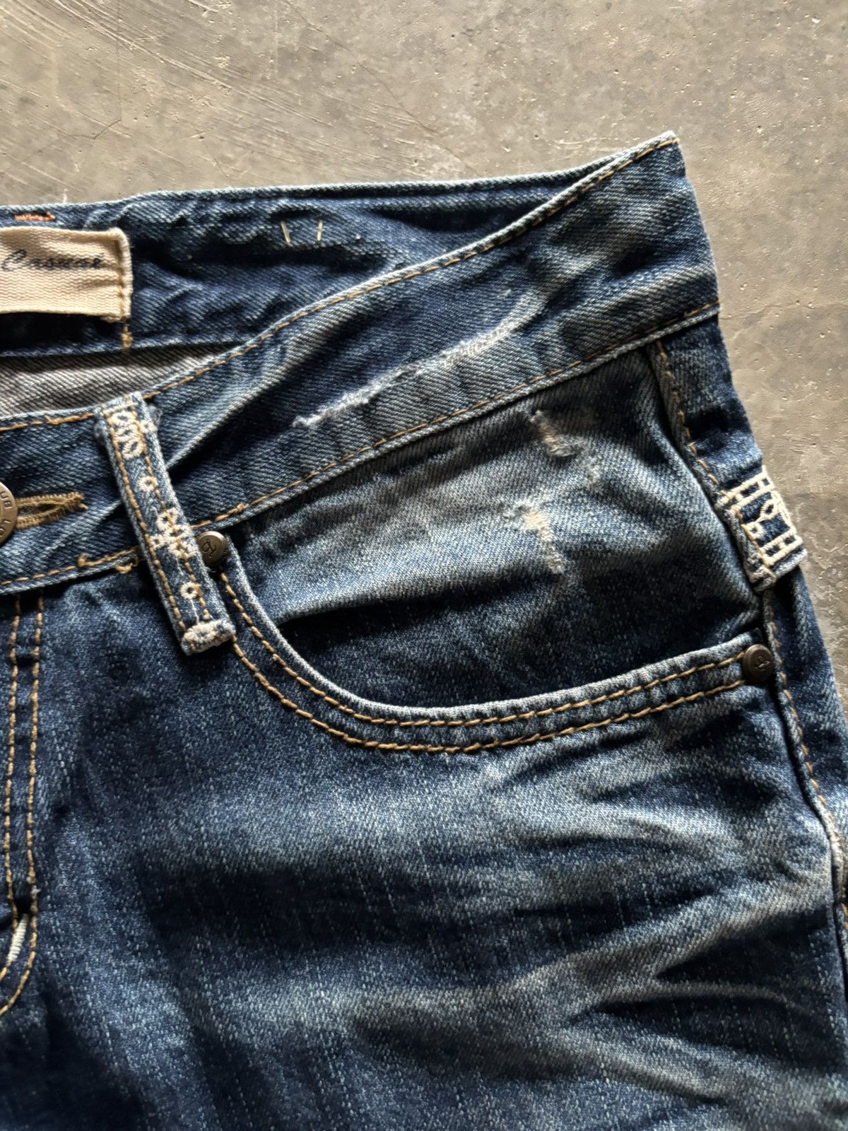 If Six Was Nine LOLITA distressed mud wash whiskered japanese grunge punk Size US 30 / EU 46 - 11 Thumbnail