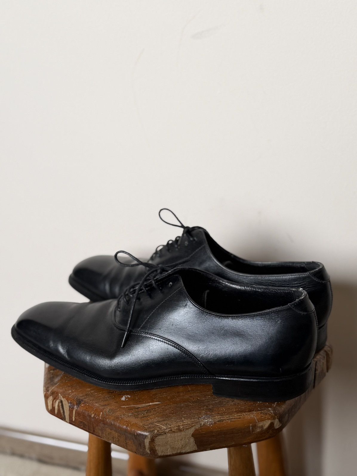 Yves Saint Laurent YvesSaintLaurent Black Leather Guidi vibe shoes sneakers Size US 10 / EU 43 - 9 Thumbnail
