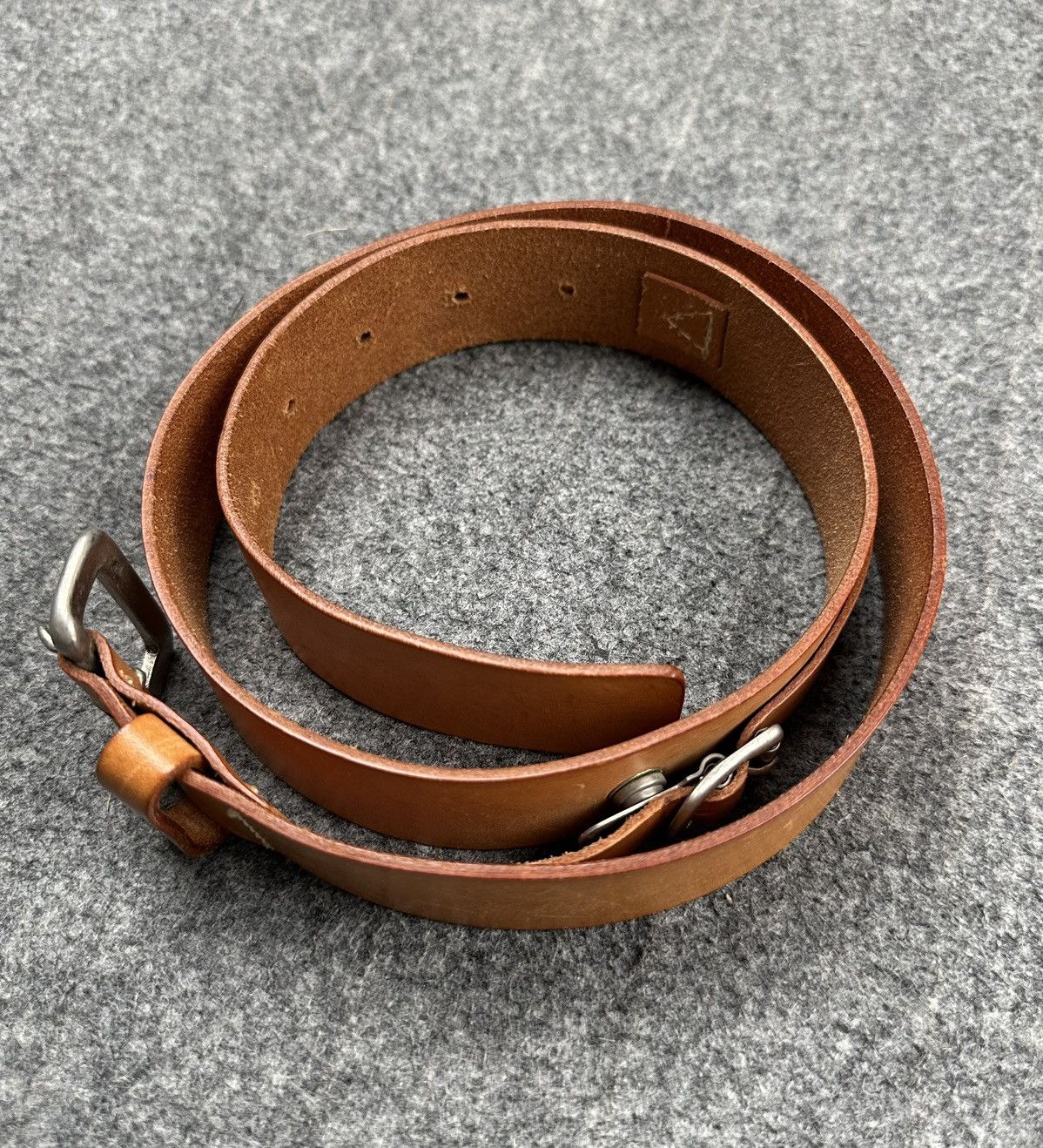 Yohji Yamamoto Yohji Yamamoto - Pour Homme A/W11 - Extra Strap Leather Belt Size ONE SIZE - 3 Thumbnail