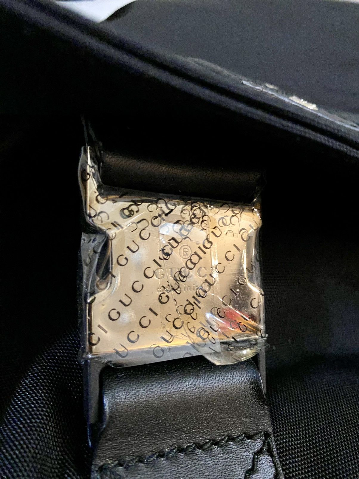 Gucci Gucci 🇮🇹 Nero ballistic nylon messenger bag unisex NEW Size ONE SIZE - 17 Thumbnail