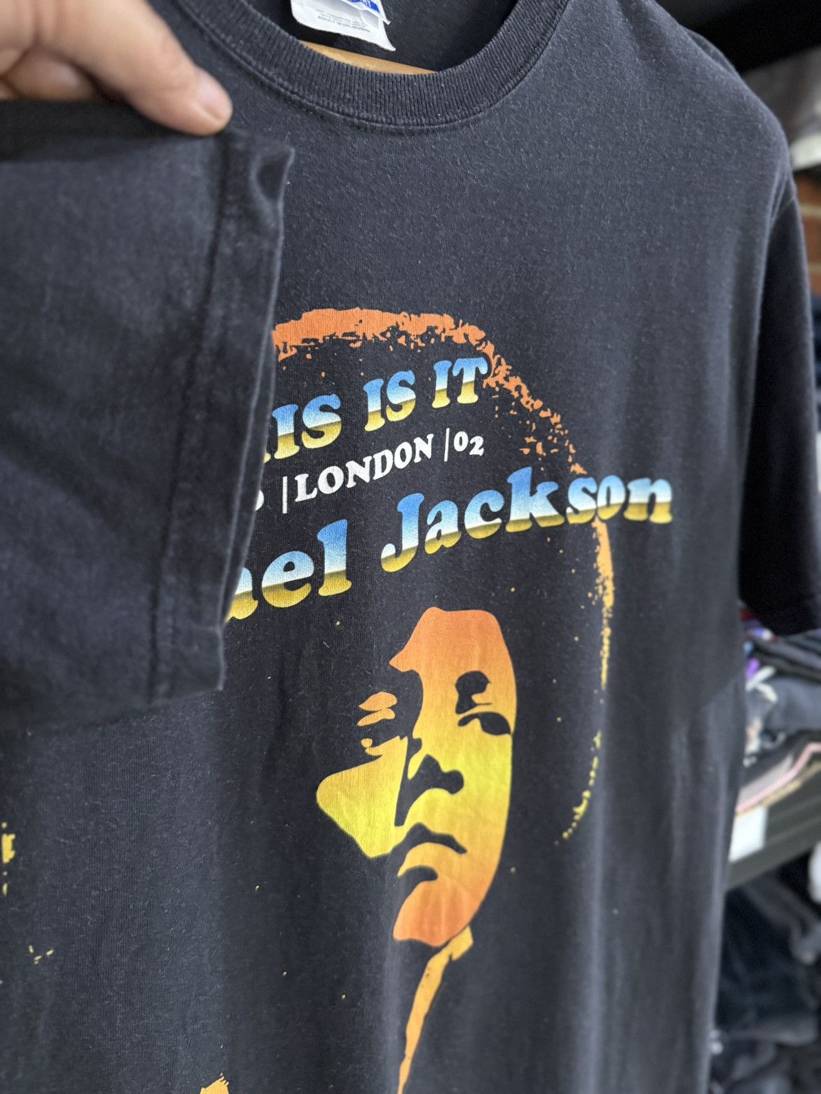 Band Tees Vintage Michael Jackson This Is It London Faded Tee Size US M / EU 48-50 / 2 - 6 Thumbnail