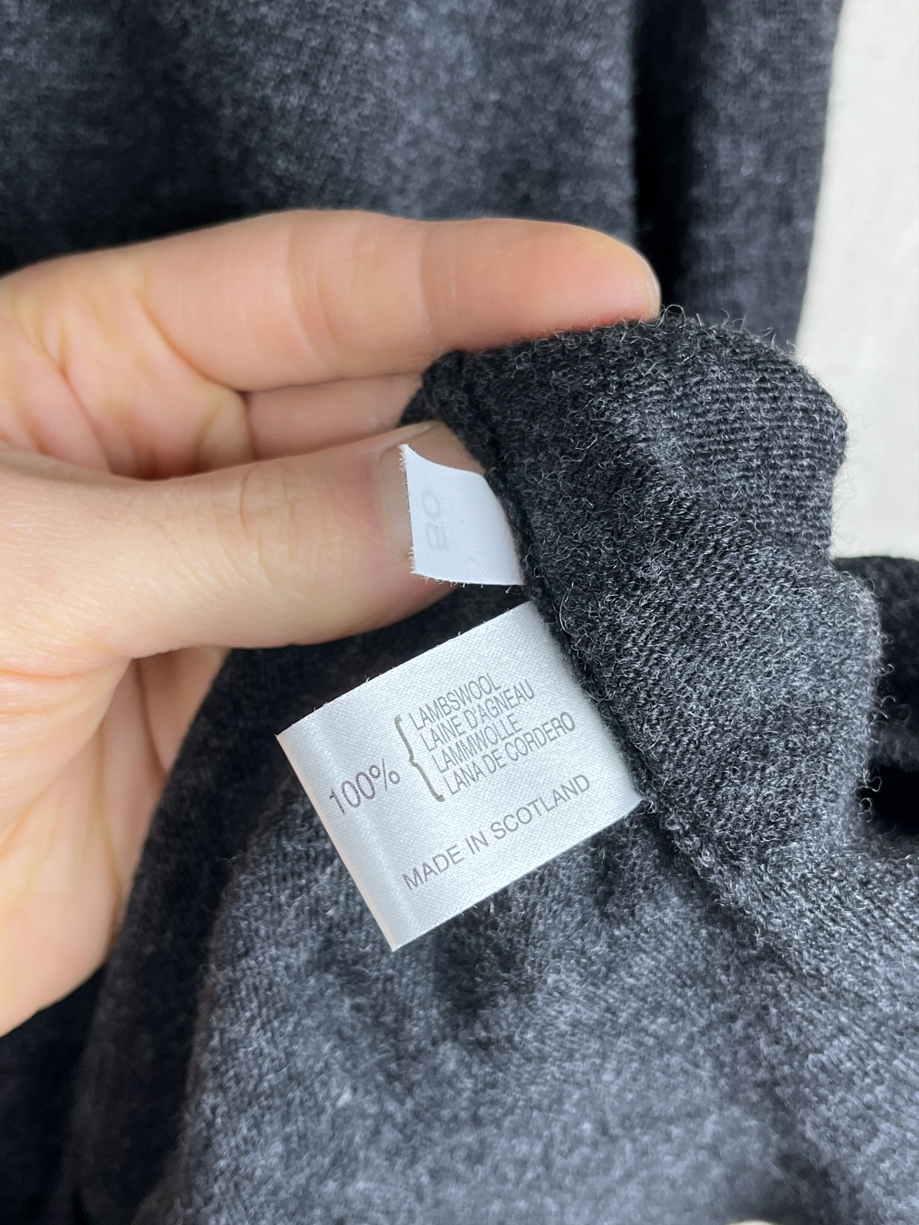 Scott & Charters Scott & Charters Half Zip Wool Sweater Made in Scotland Size US XL / EU 56 / 4 - 15 Thumbnail