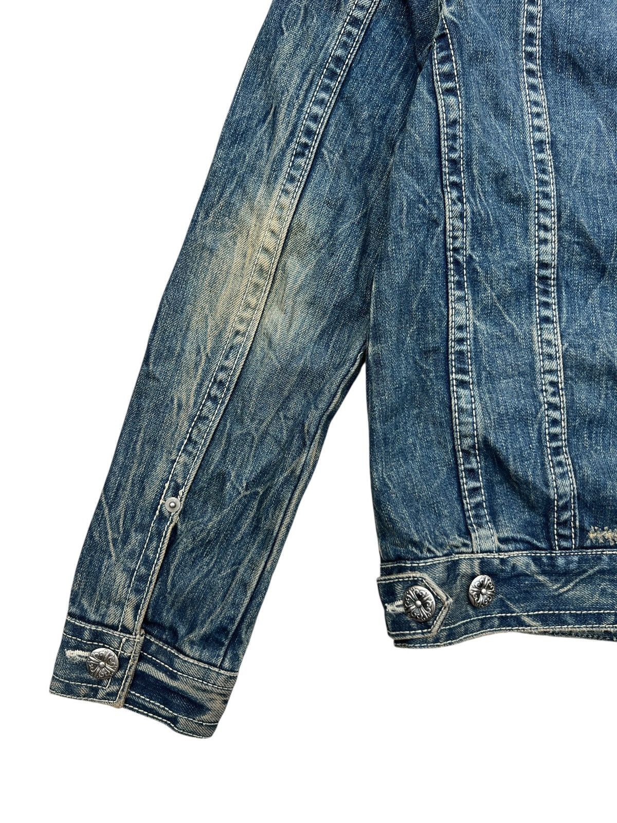 If Six Was Nine XFrm Japan Distressed Mudwash Denim Jacket Size S / US 4 / IT 40 - 5 Thumbnail