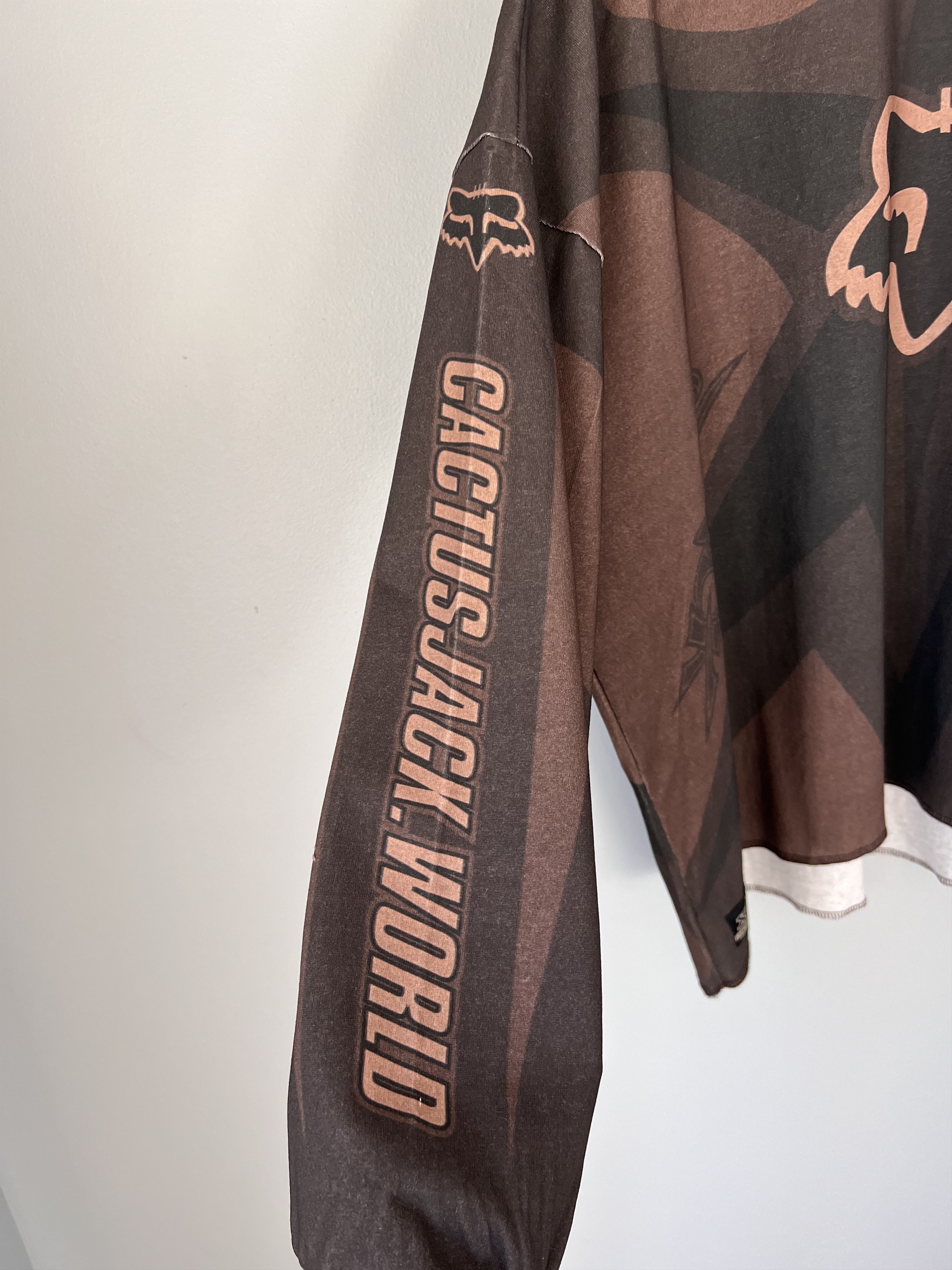Fox Racing × Travis Scott Fox Cactus Jack Racing Jersey in Brown Size US L / EU 52-54 / 3 - 4 Thumbnail