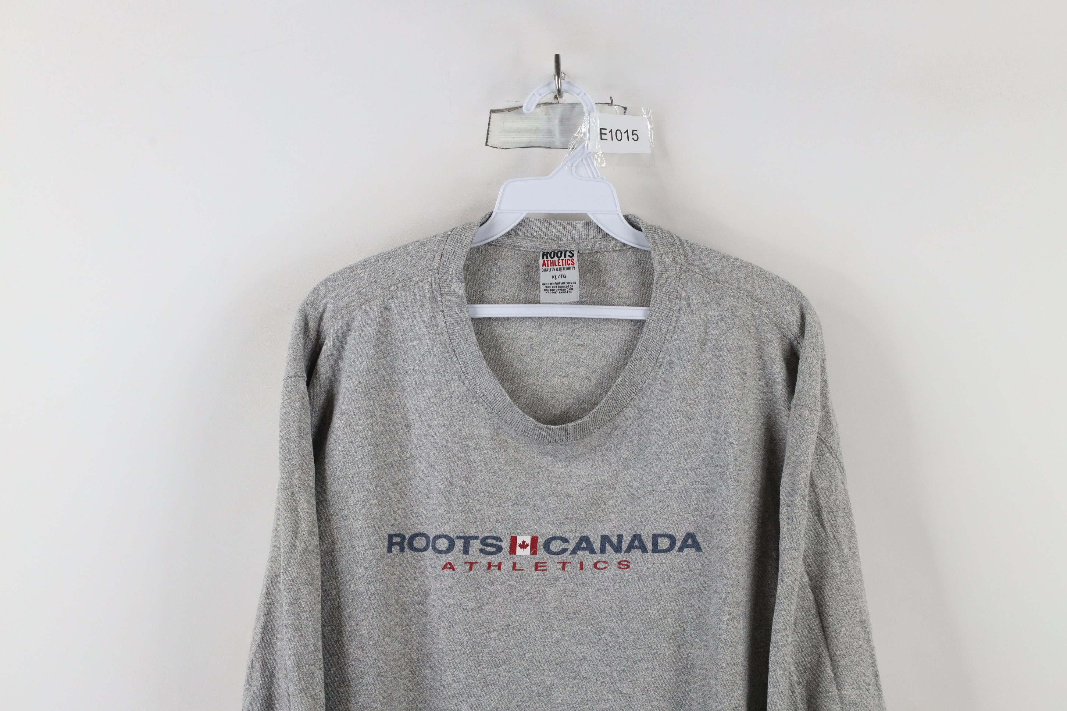 Roots × Vintage Vintage 90s Roots Canada Jersey Knit Long Sleeve T-Shirt Size US XL / EU 56 / 4 - 2 Thumbnail