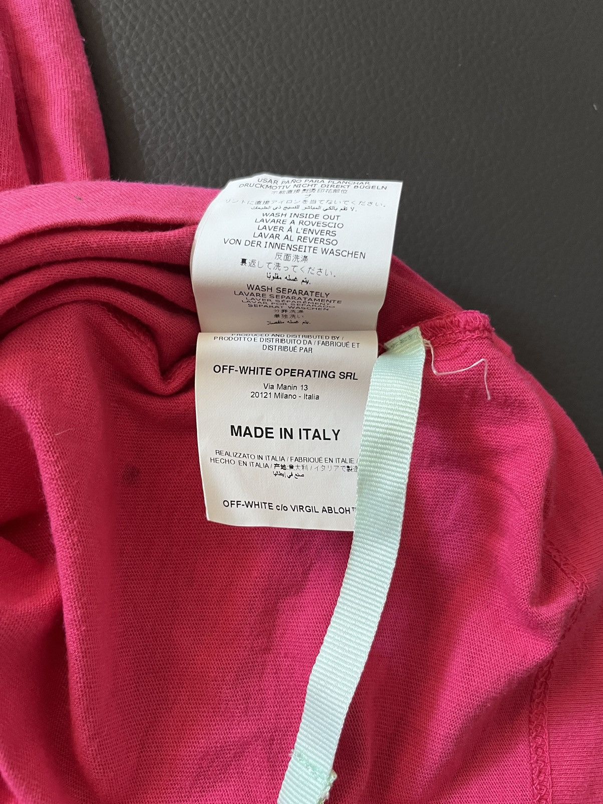 Off-White × Virgil Abloh Off-White Main Label Virgil Abloh 2013 T Shirt Men's XL Size US XL / EU 56 / 4 - 6 Thumbnail