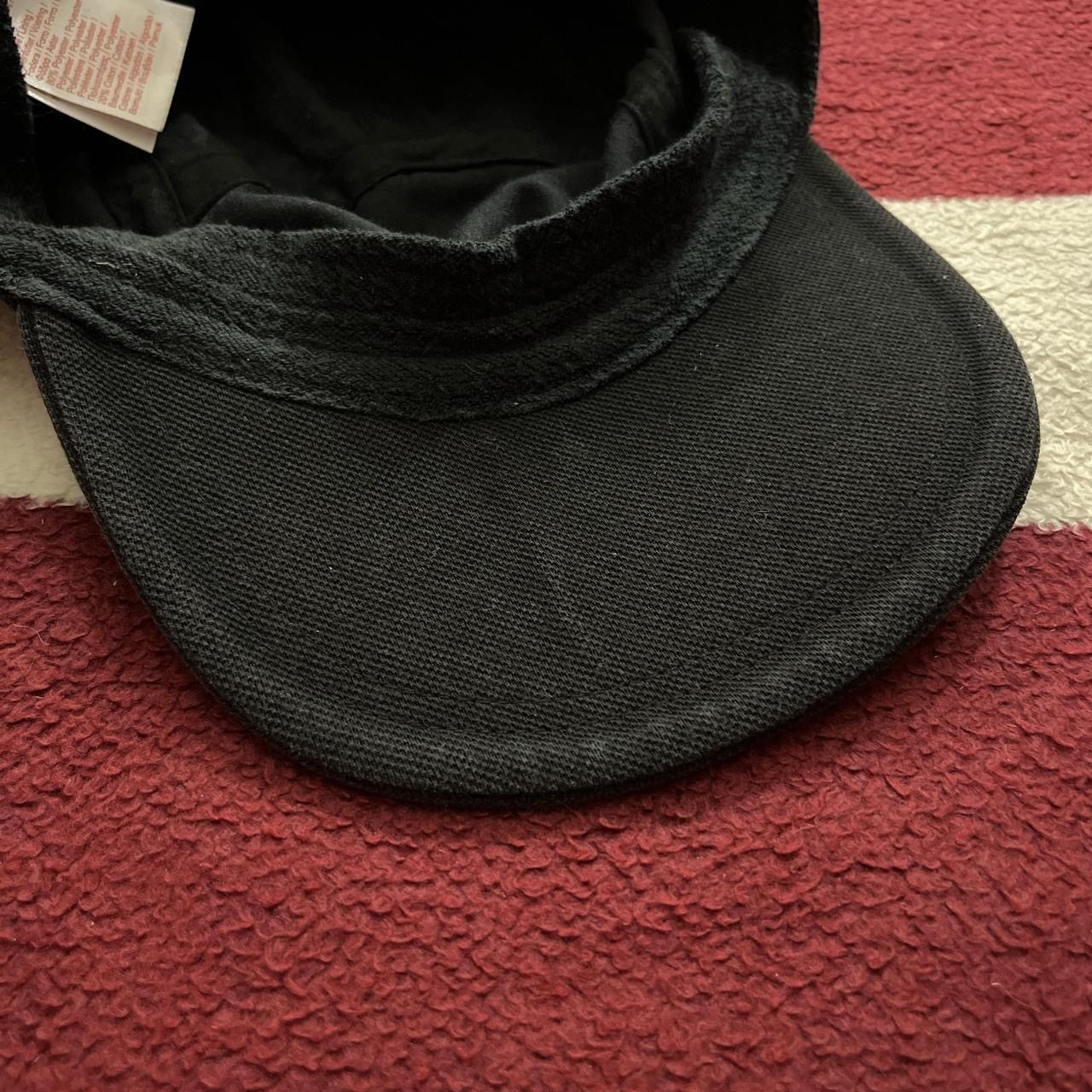 Lacoste × Supreme Supreme Lacoste Pique Knit Camp 5 panel faded black hat Cap Size ONE SIZE - 8 Thumbnail