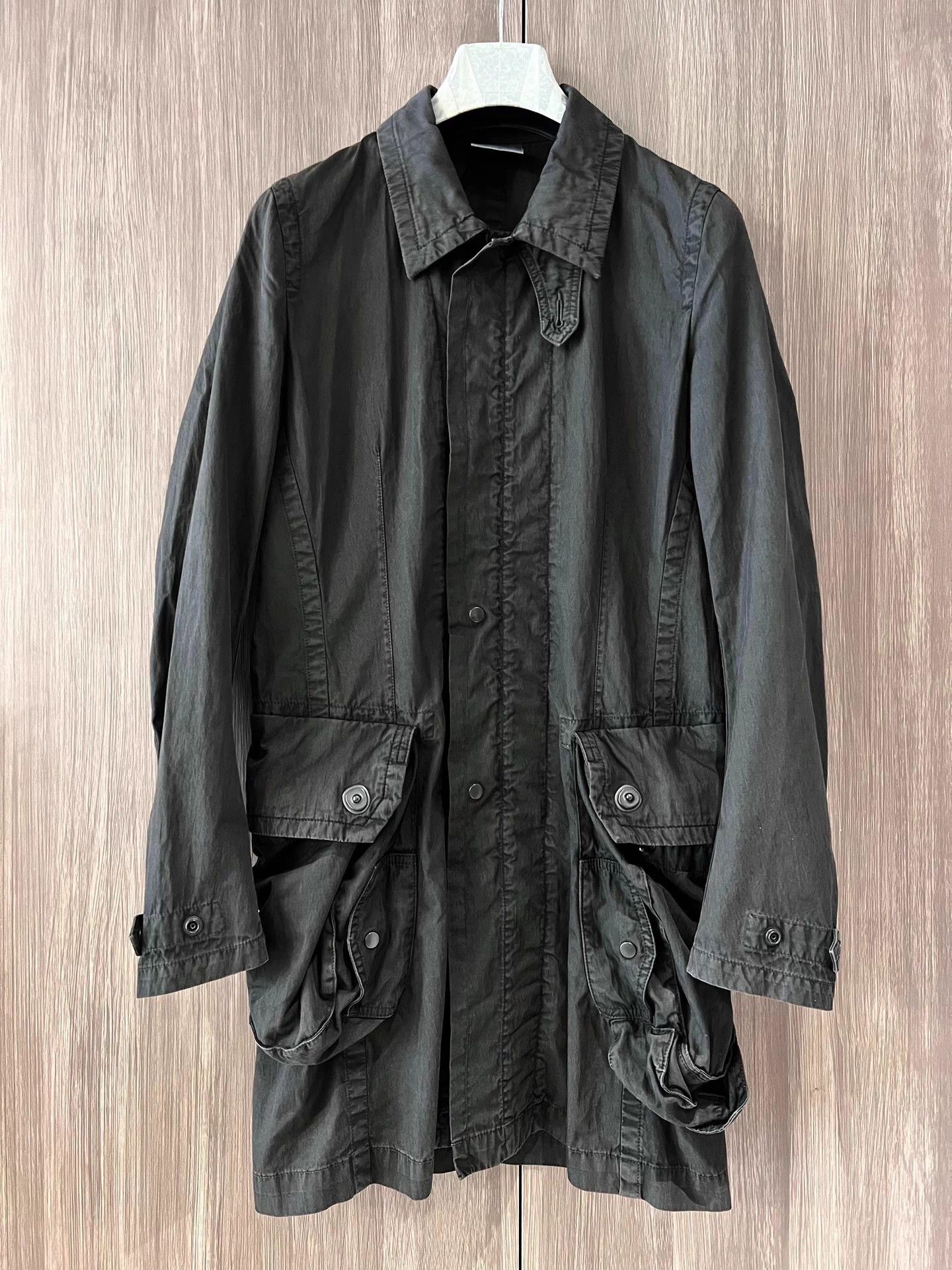 Julius Julius 7 Gas Mask Pocket Lapel Long Coat, Military Style Size US M / EU 48-50 / 2 - 3 Thumbnail