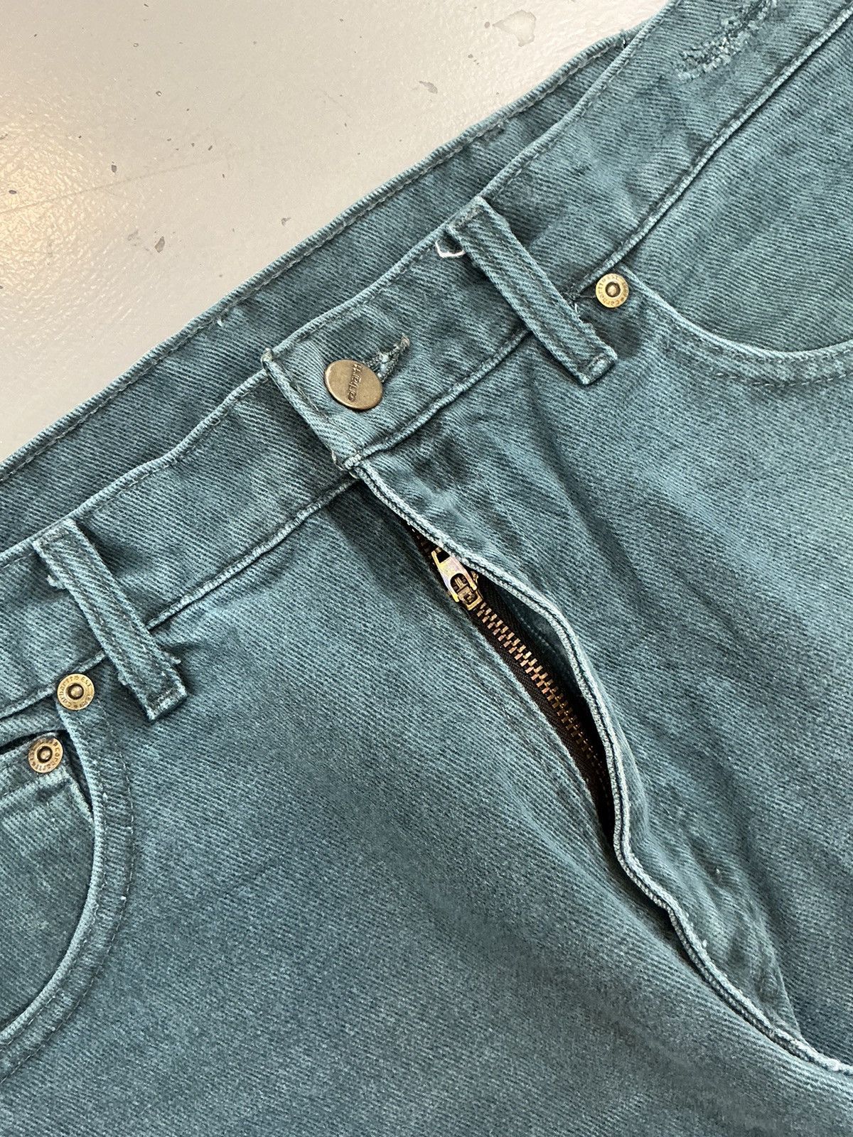 Carhartt × Vintage Vintage rare Carhartt b136 GRE carpenter denim Size US 34 / EU 50 - 4 Thumbnail