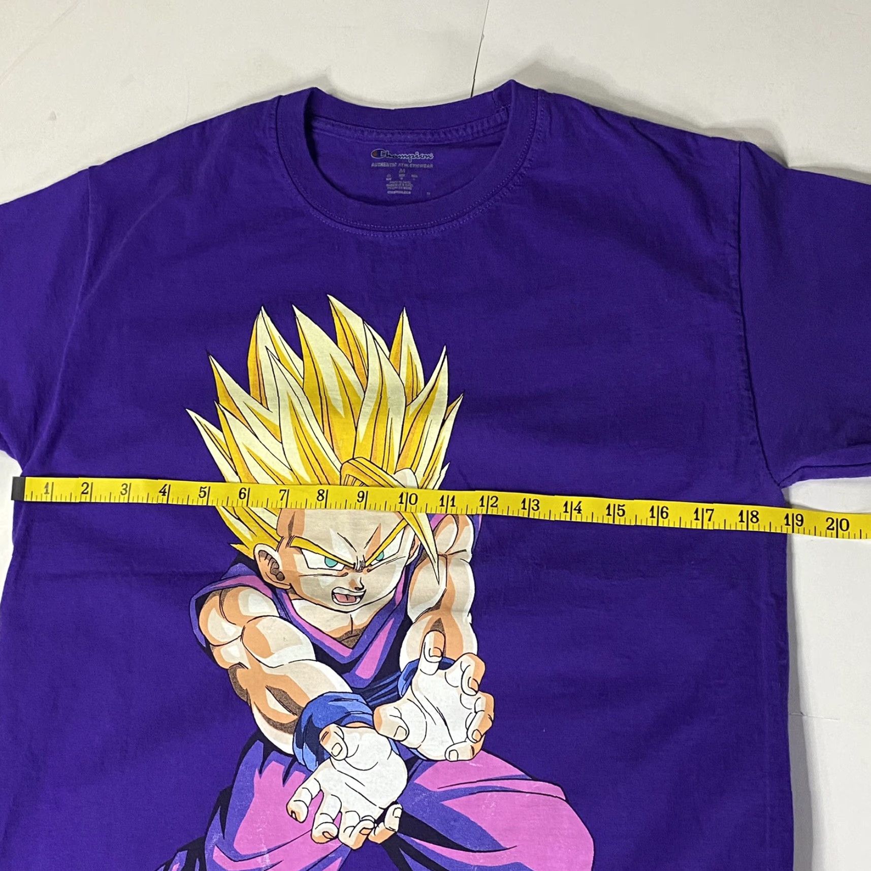 Champion VINTAGE Champion Dragonball Z Collab Son Gohan T Shirt Medium M Purple Men Crew Neck Short Sleeve Graphic Print Size US M / EU 48-50 / 2 - 4 Thumbnail