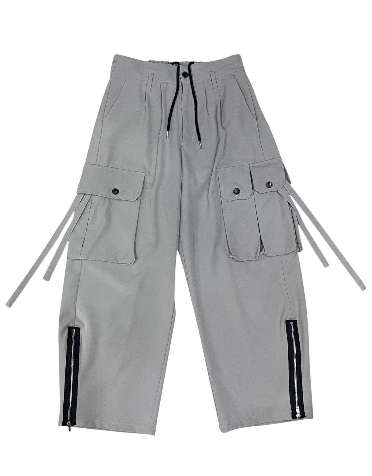 Japanese Brand RARE🔥Baggy Wide Bondage Cargo Pants Yohji Style Size US 30 / EU 46 - 2 Thumbnail