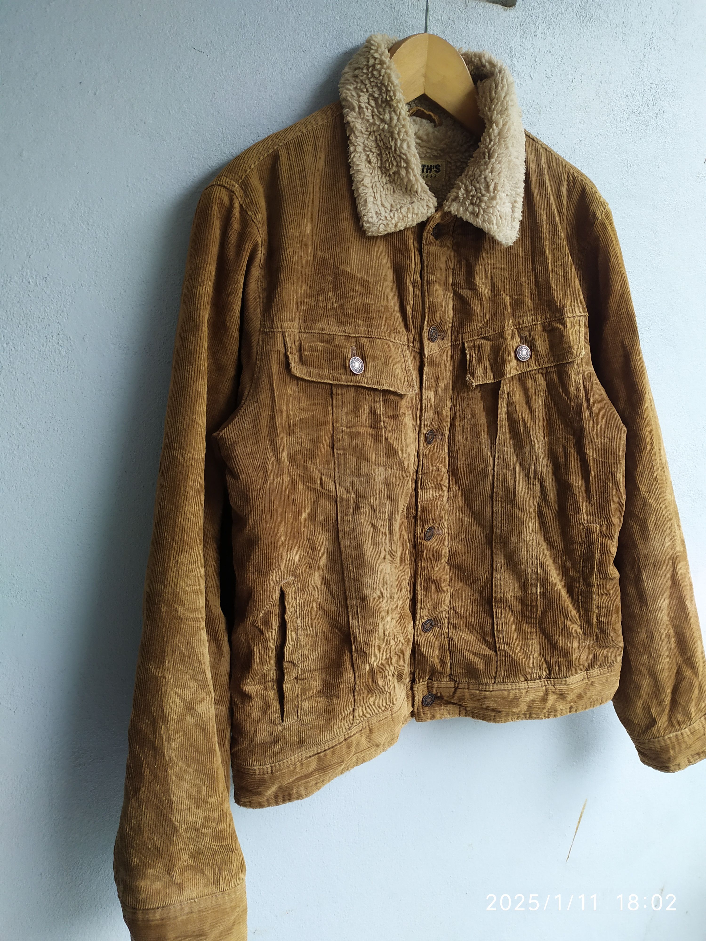 If Six Was Nine × Japanese Brand × Smith's American Vintage Smiths American Coduroy Sherpa Jacket Size US L / EU 52-54 / 3 - 6 Thumbnail