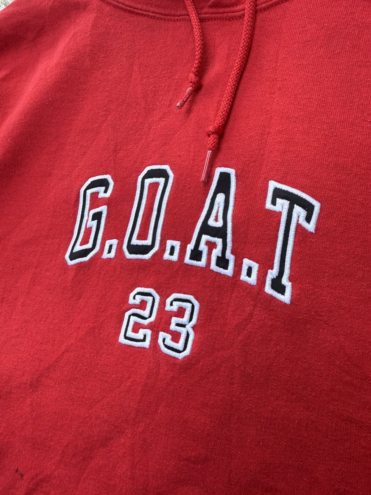 GOAT Crew 🔥 Jordan Goal Of All Time 23 Basketball Baggy Hoodie Size US L / EU 52-54 / 3 - 5 Thumbnail