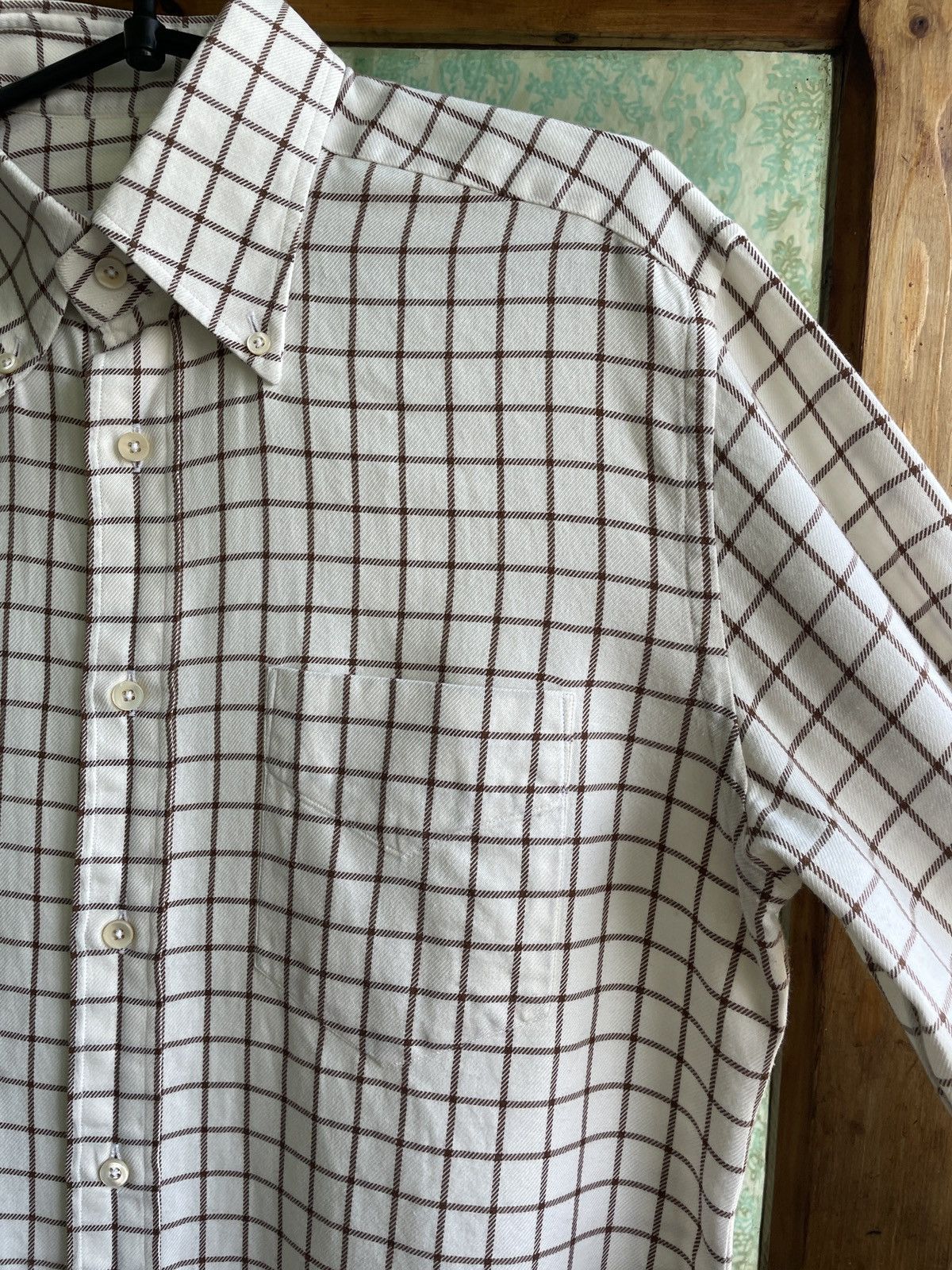 Ermenegildo Zegna Ermenegildo Zegna Men’s 40 / 15 3/4 Cotton Cashmere Shirt Size US M / EU 48-50 / 2 - 3 Thumbnail