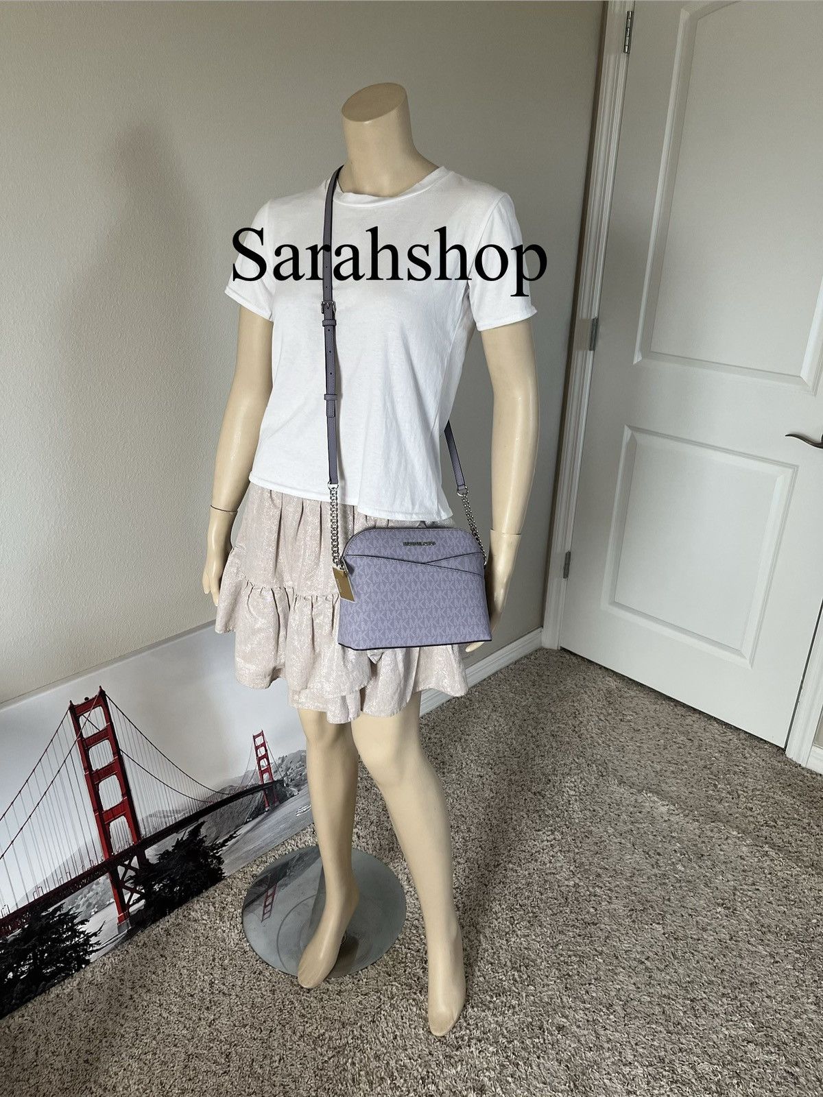 Michael Kors Michael Kors Jet Set Travel MD Dome Xbody Size ONE SIZE - 6 Thumbnail