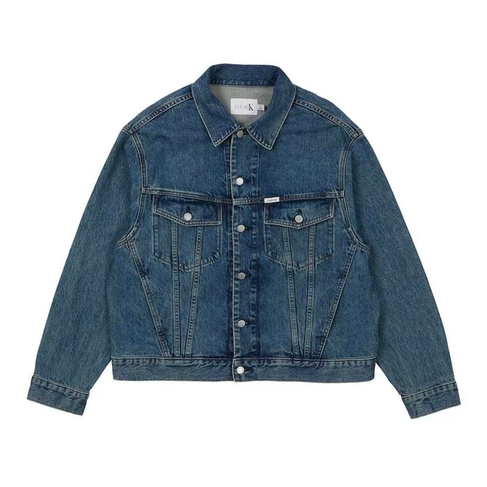 Palace Palace x CK1 Relaxed Trucker Denim Jacket “Indigo” Size US M / EU 48-50 / 2 - 1 Thumbnail