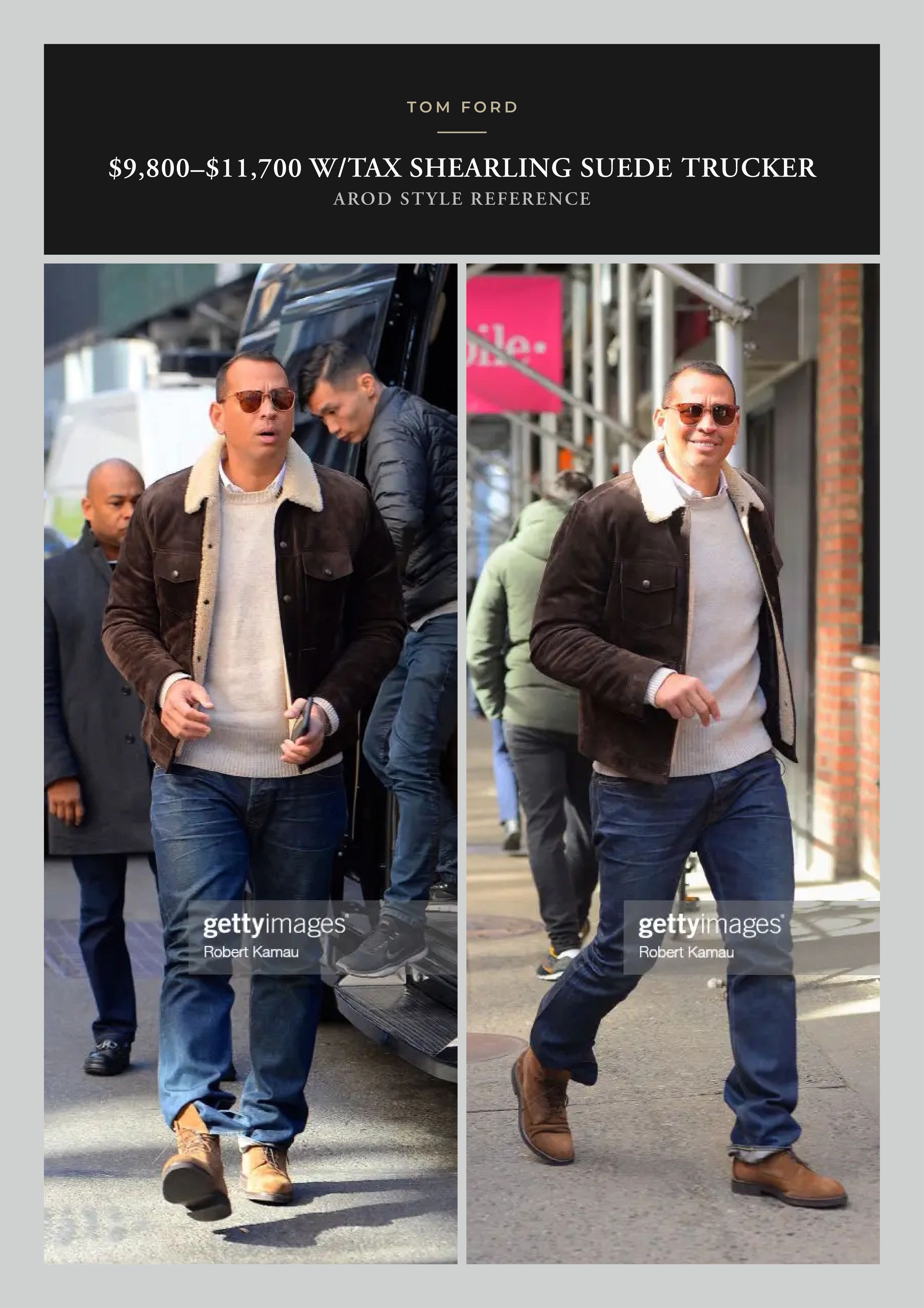 Tom Ford A-List Celeb Favorite, Coveted $9,800 w/tax Suede Shearling Size US M / EU 48-50 / 2 - 3 Thumbnail