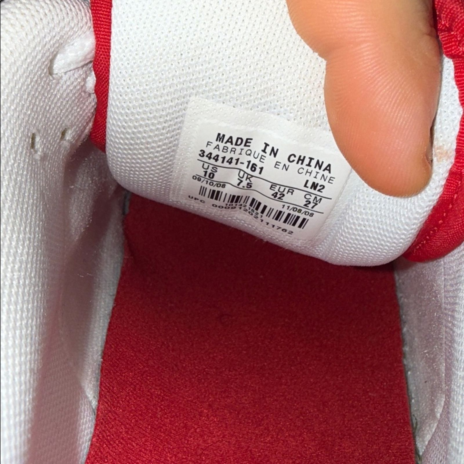 Nike 2008 Nike Santa Cruise White Varsity Red Black Size US 8.5 / EU 41-42 - 11 Thumbnail