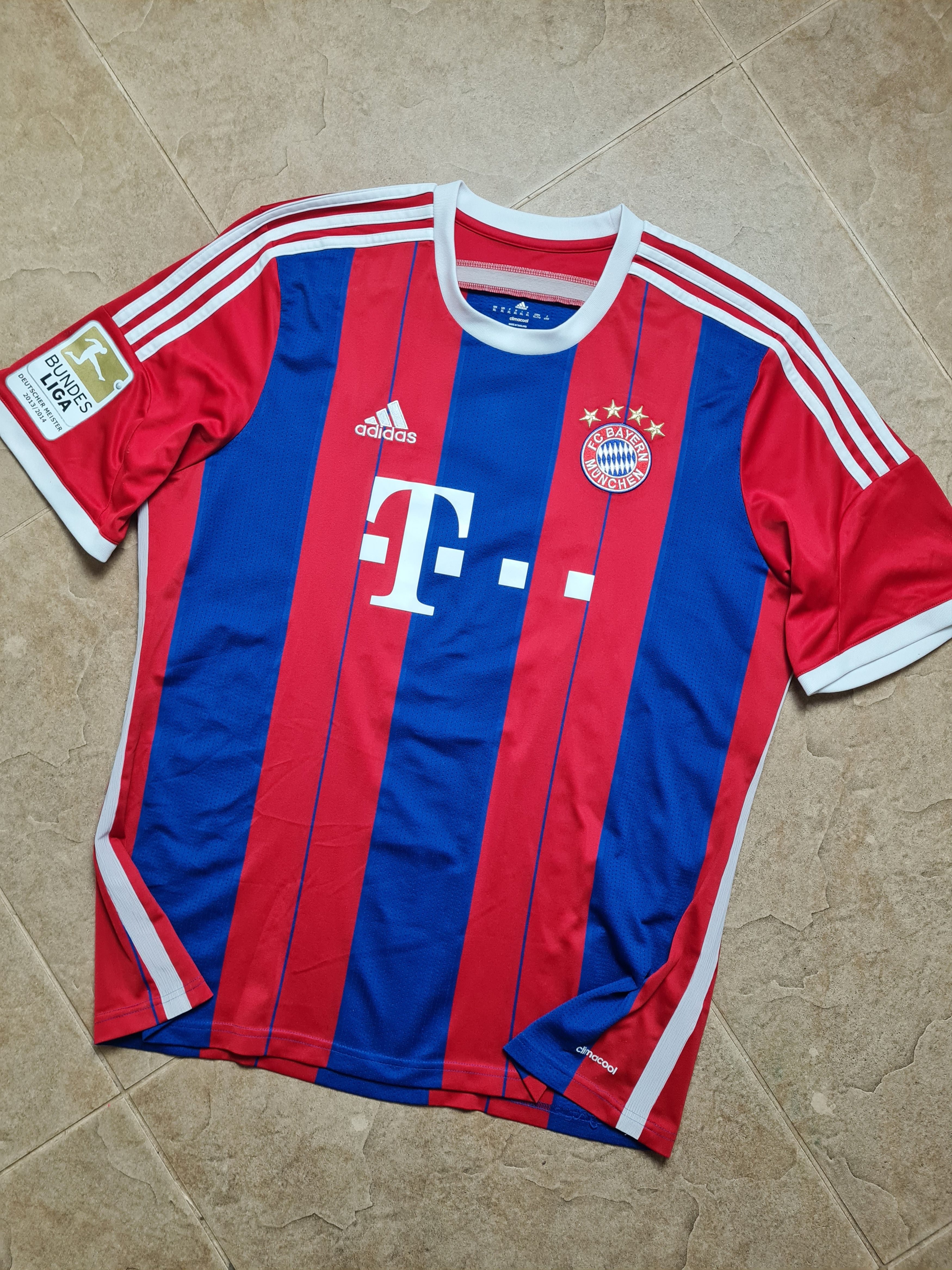 Adidas ADIDAS BAYERN MUNICH 14/15 Shirt 75 Nazif Hajdarovic F48499 Size US XL / EU 56 / 4 - 4 Thumbnail