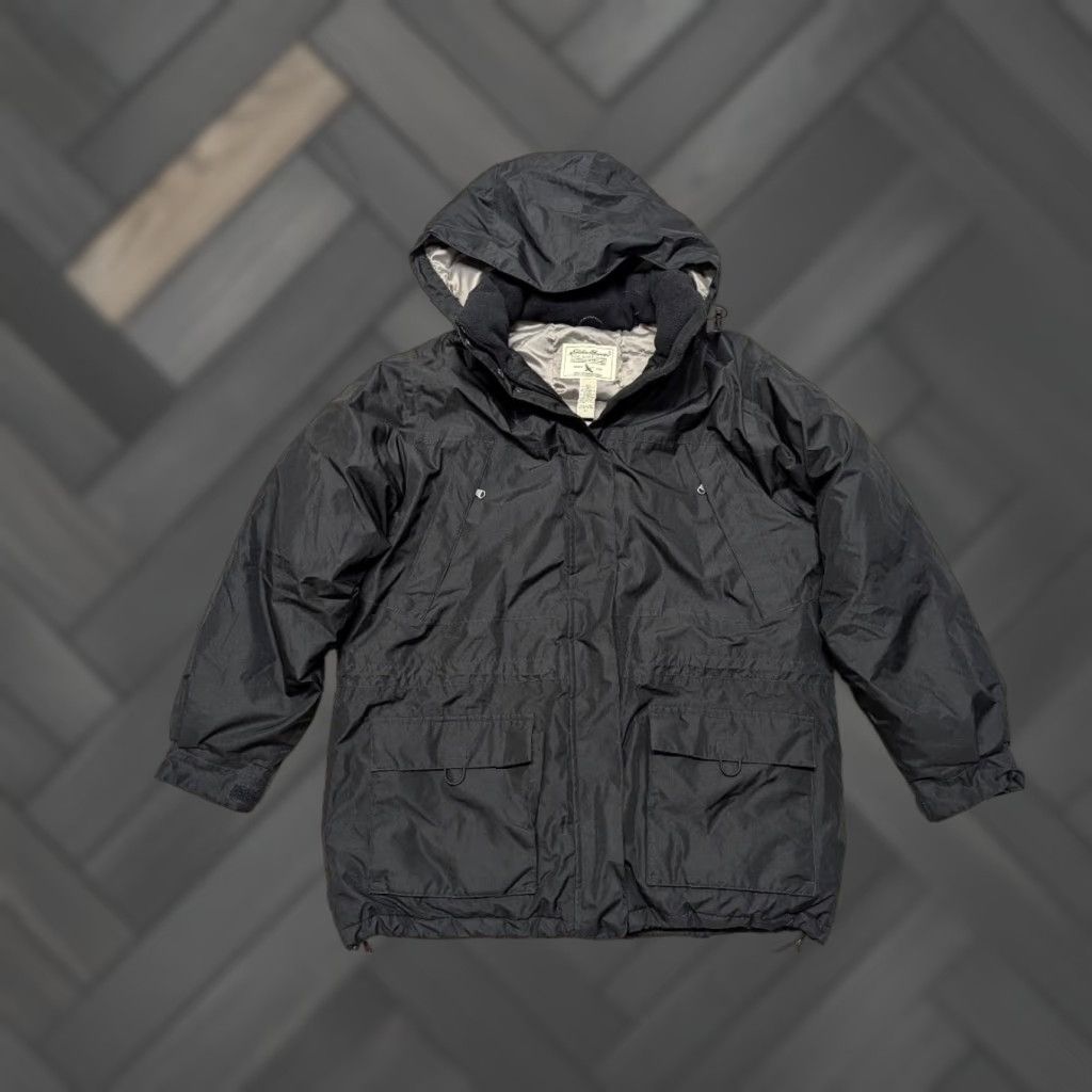 Eddie Bauer VINTAGE Eddie Bauer puffer goose down parka XL black hooded weatheredge Size US XL / EU 56 / 4 - 1 Thumbnail