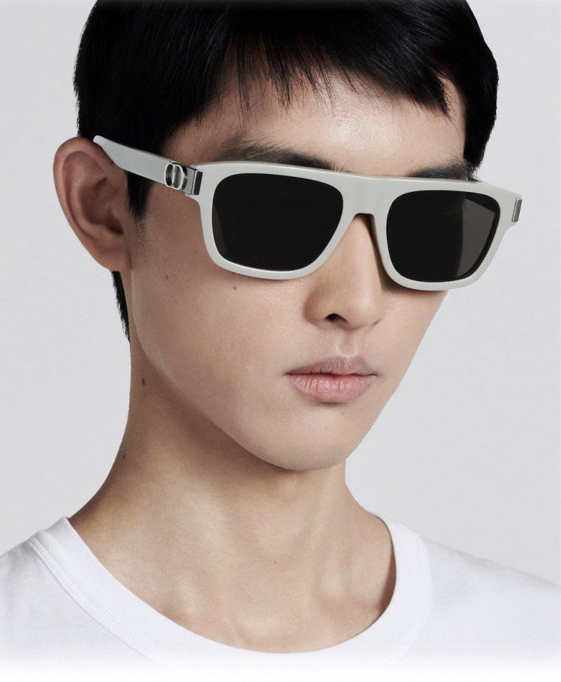 Dior Dior CD ICON S3F 78A0 Sunglasses Grey Square Frame Size ONE SIZE - 1 Thumbnail