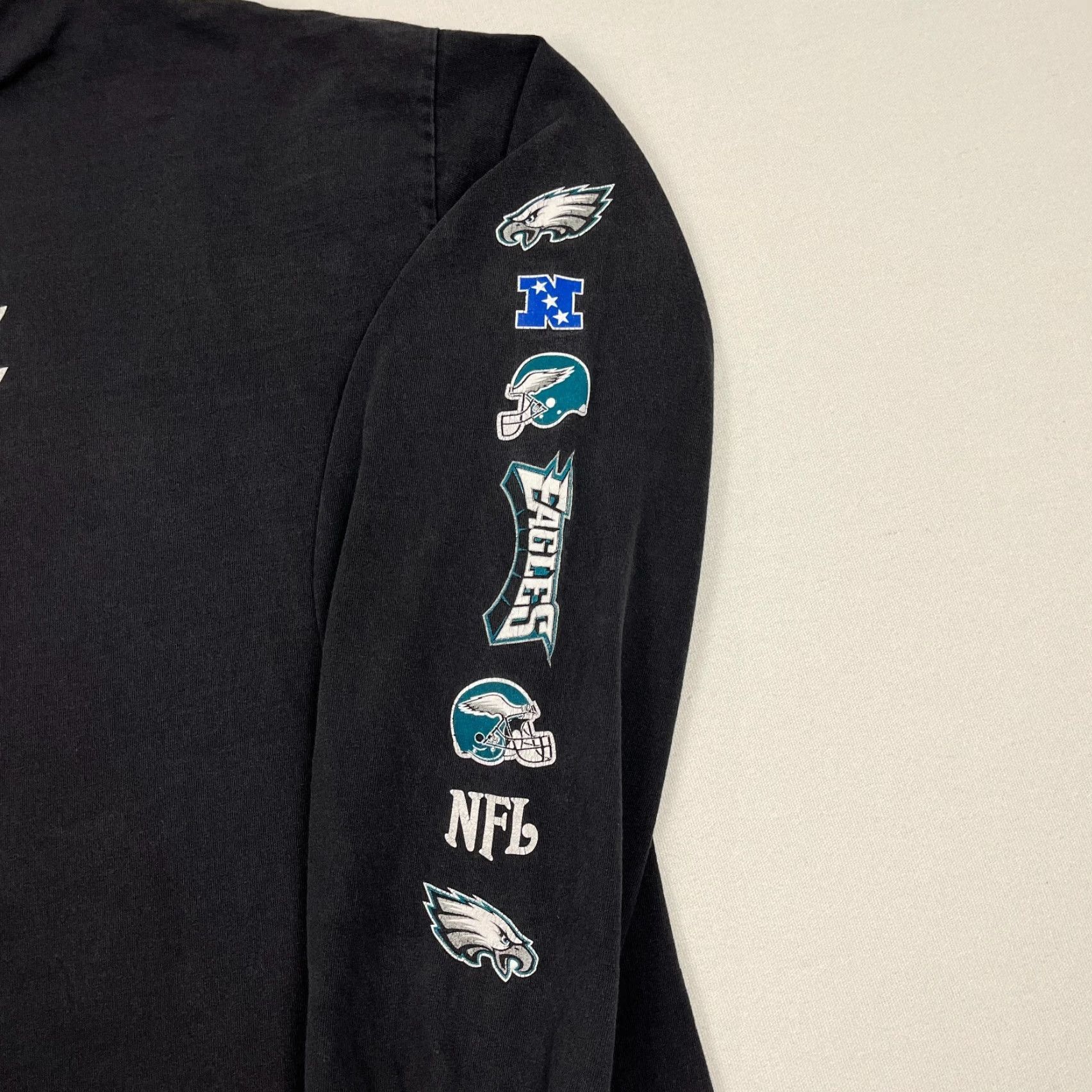 Reebok VINTAGE Reebok Philadelphia Eagles Shirt Mens XL Black Graphic Print Retro Y2K Logo 2000s Size US XL / EU 56 / 4 - 3 Thumbnail