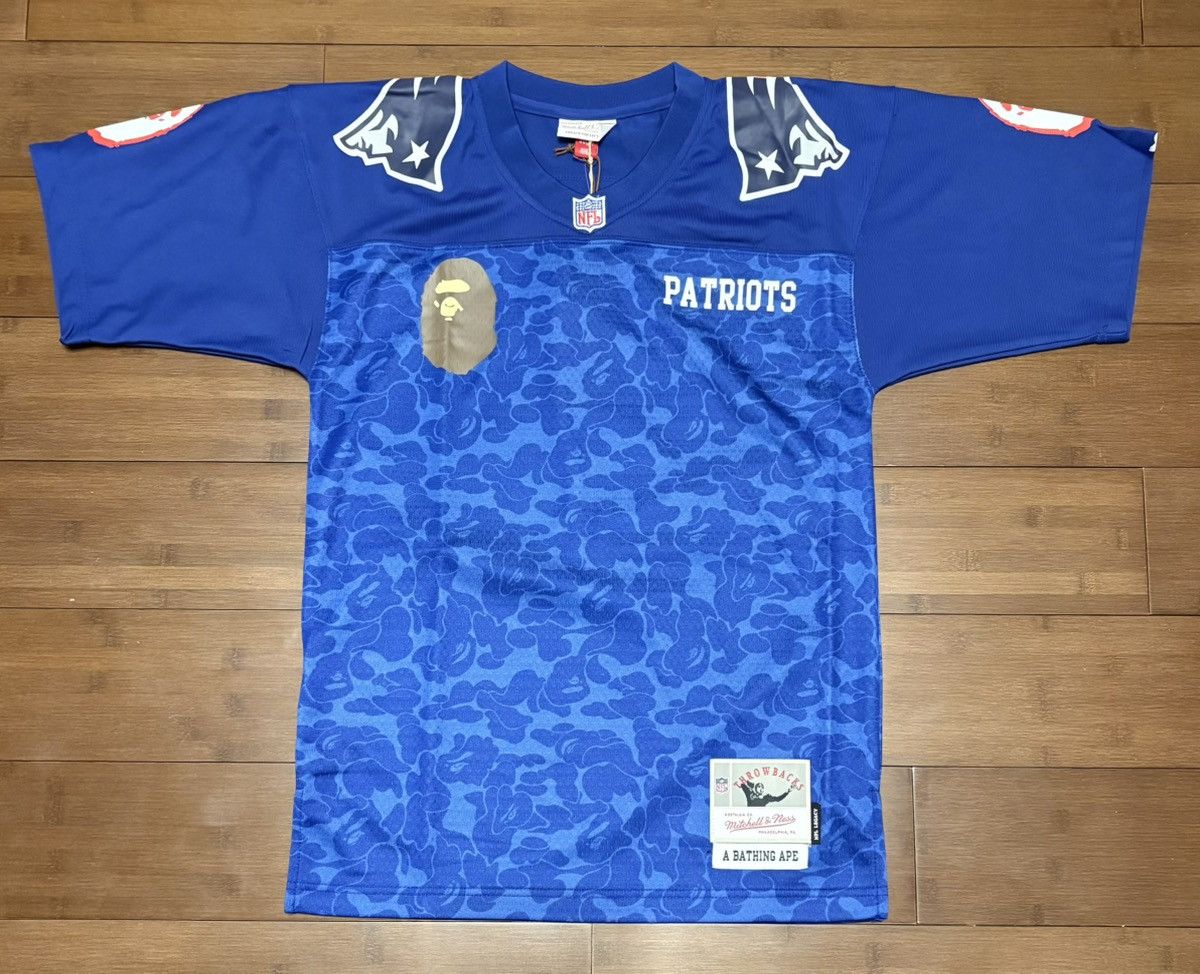 Bape A Bathing Ape New England Patriots NFL Football Jersey Size US L / EU 52-54 / 3 - 1 Thumbnail