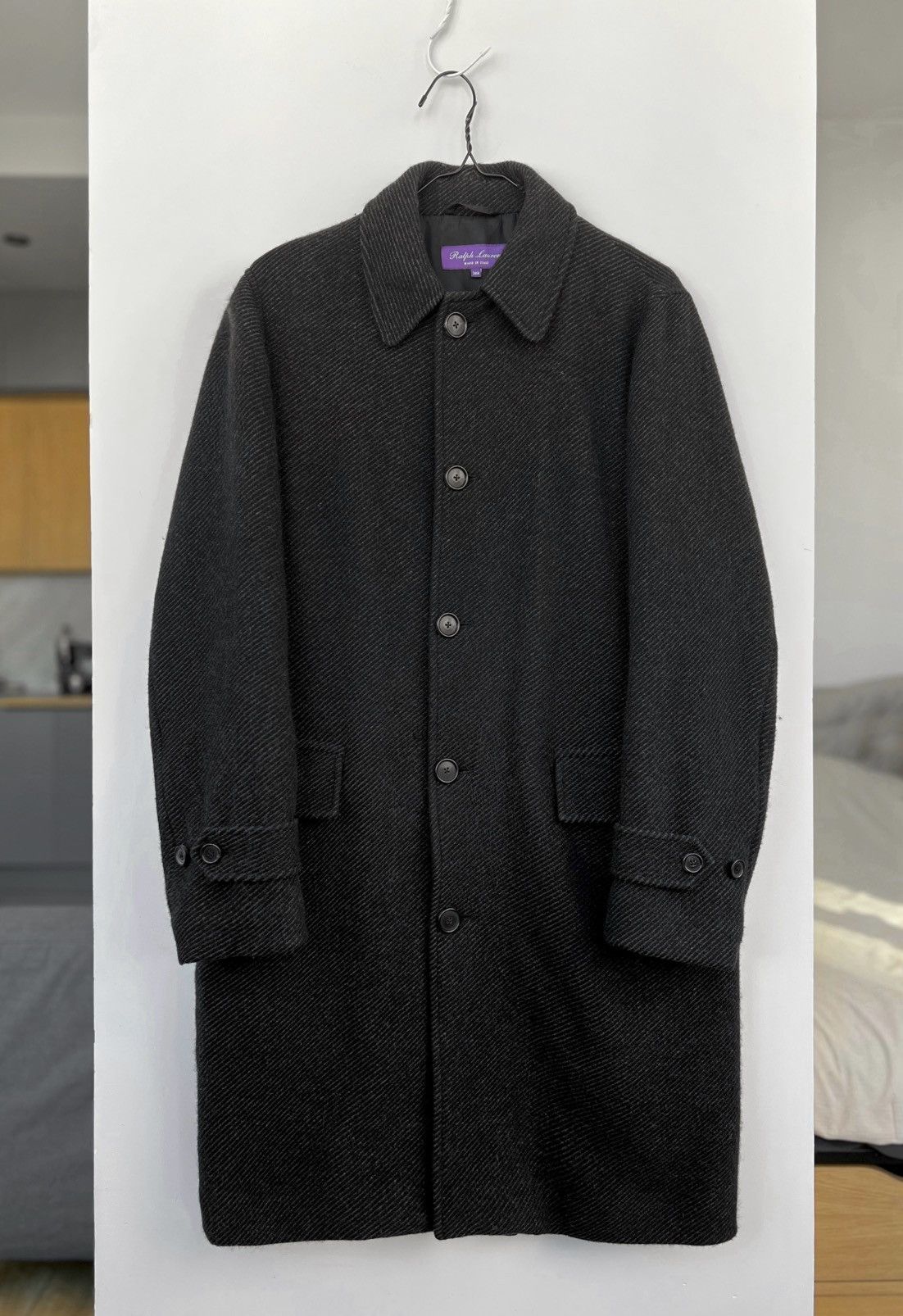 Ralph Lauren Purple Label Polo Ralph Lauren Purple Label Town Coat Wool Cashmere Size US M / EU 48-50 / 2 - 2 Thumbnail