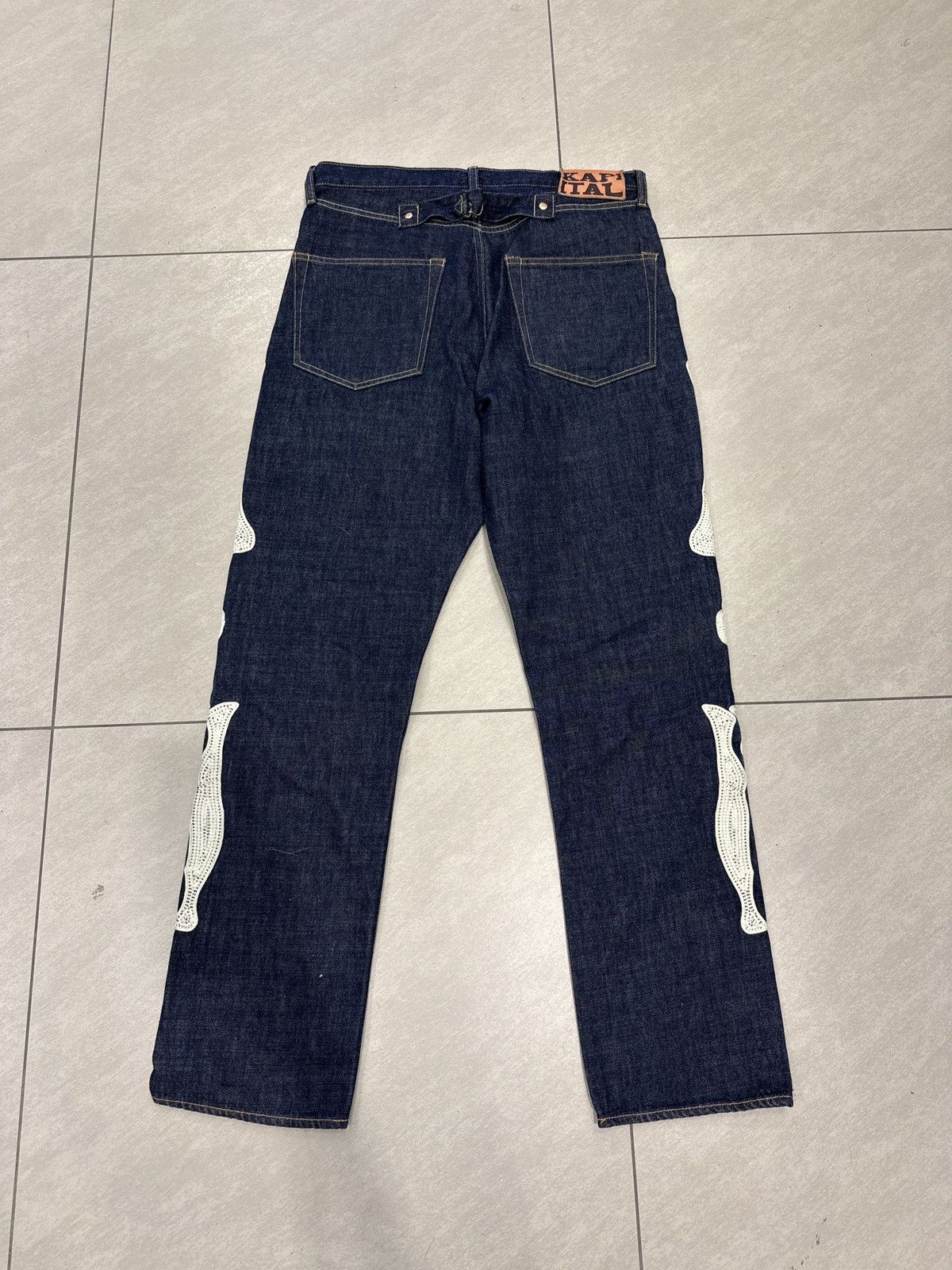 Kapital Kapital Bones Jeans Indigo Size US 32 / EU 48 - 2 Thumbnail