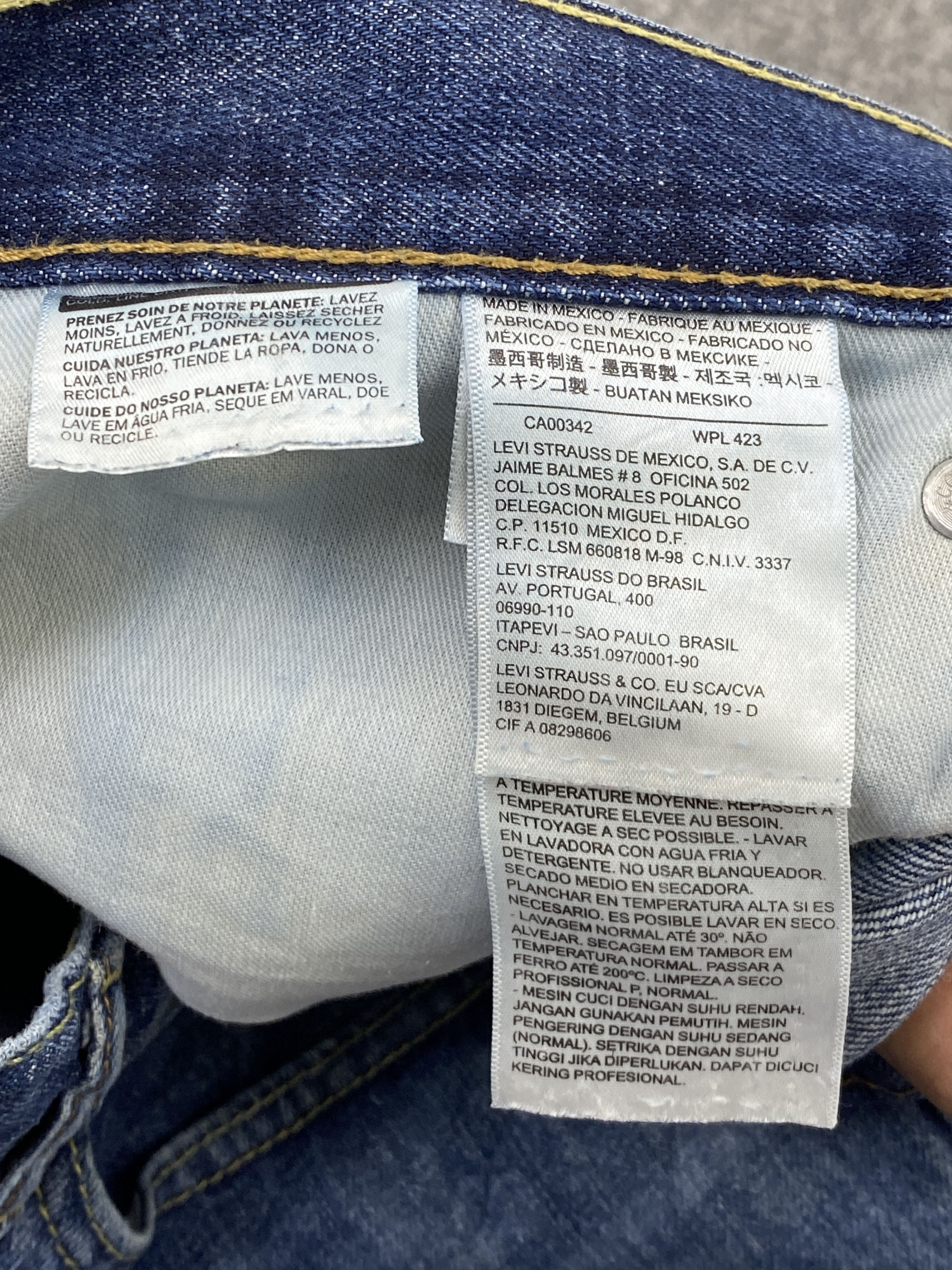 Levi's Vintage Levis 505 Stone Wash Jeans DP2681 Size US 39 - 6 Thumbnail