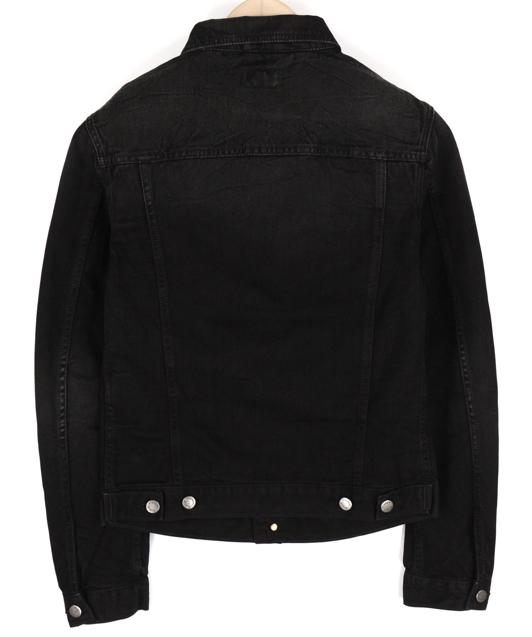 Nudie Jeans BILLY S Dark Shist Denim Black Pocket Jacket 81058 Size US S / EU 44-46 / 1 - 2 Thumbnail