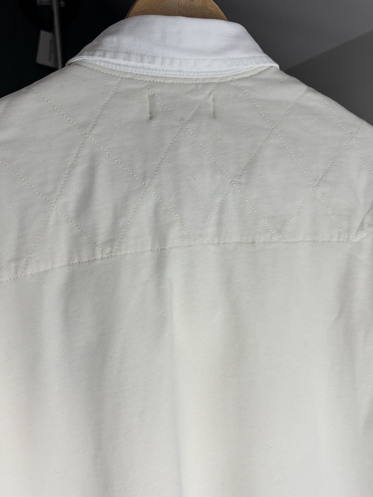 Polo Ralph Lauren Polo Ralph Lauren Creme Vintage Long Sleeve Rugby Over Shirt Size US L / EU 52-54 / 3 - 8 Thumbnail