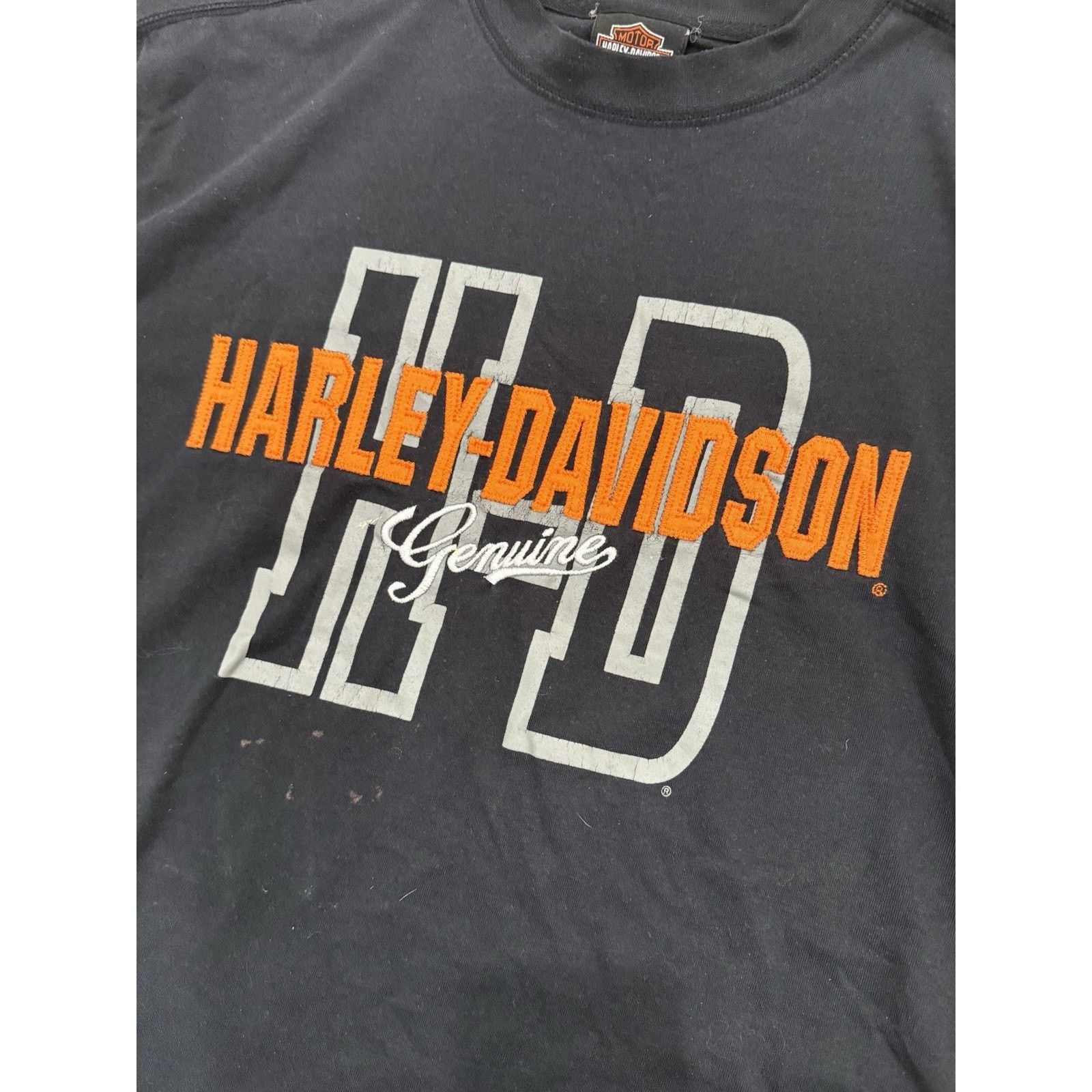 Harley Davidson Harley Davidson Vintage 2004 T-Shirt Stripe Men’s XL Stain Size US XL / EU 56 / 4 - 3 Thumbnail