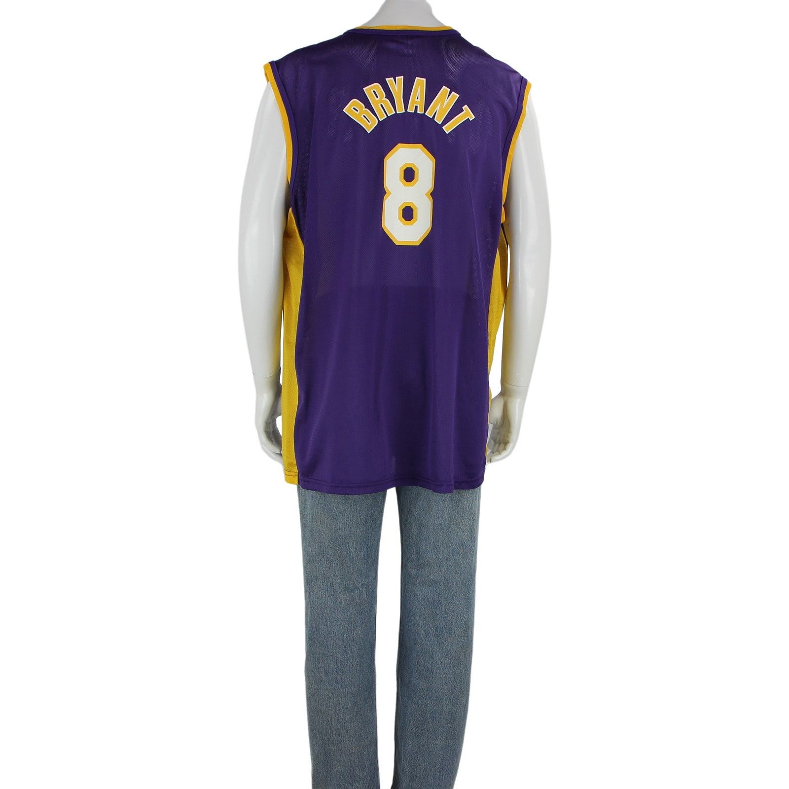 Authentic Champion LA Lakers Kobe Bryant 8 Jersey Men's Size 40 MINT Yellow