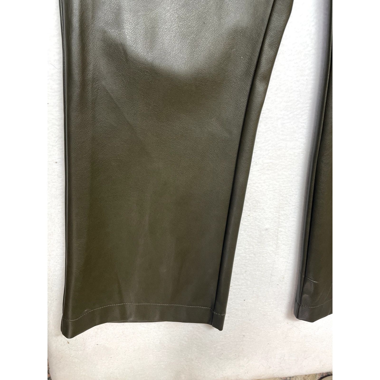 Other Avec Les Filles Women’s Medium Faux Leather Cropped Pants Size 30" / US 8 / IT 44 - 3 Thumbnail